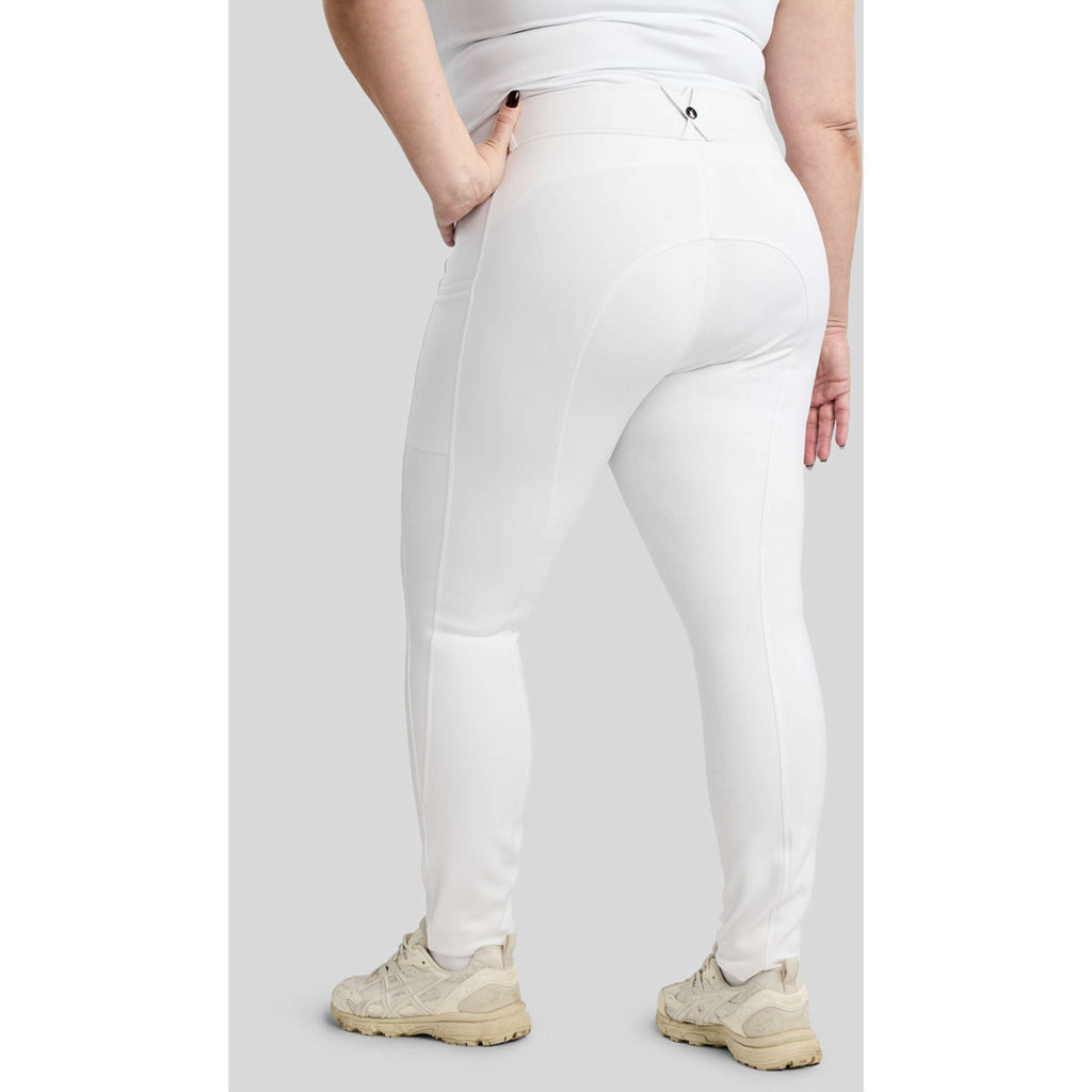 Montar Pantalón de Equitación MoFlair 360 Performance Curve Blanco