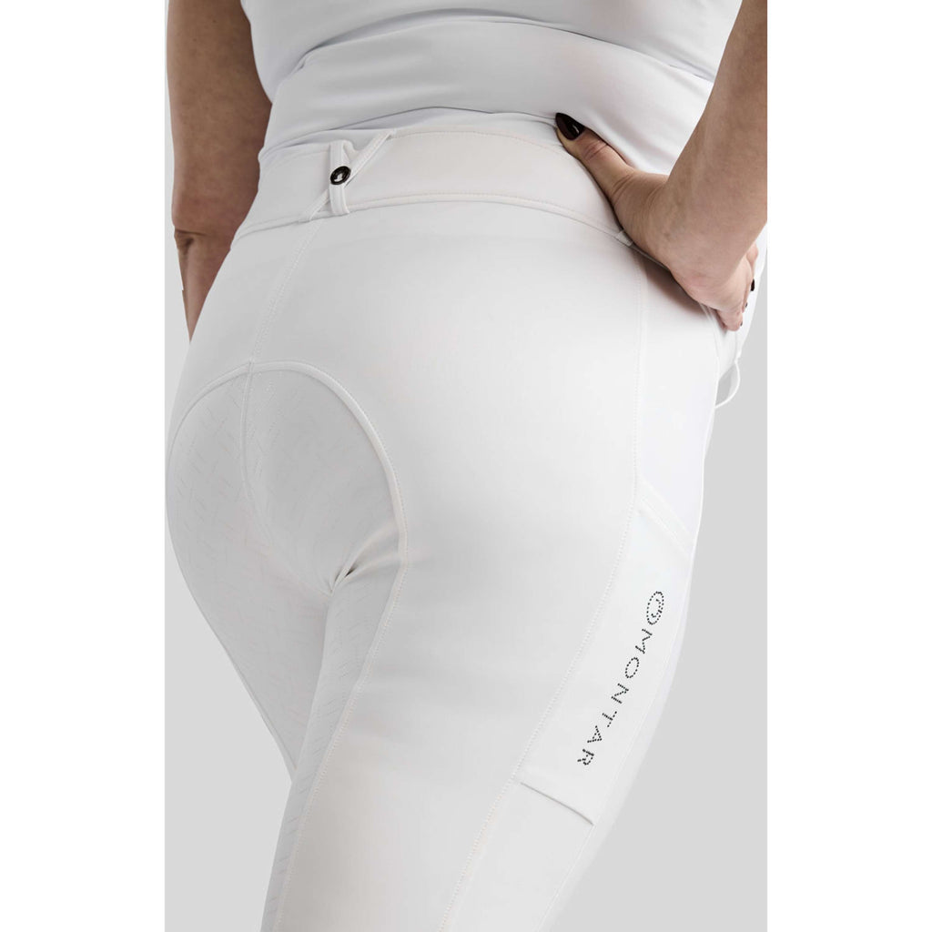 Montar Pantalón de Equitación MoFlair 360 Performance Curve Blanco