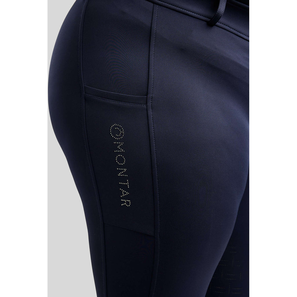 Montar Pantalón de Equitación MoFlair 360 Performance Curve Navy