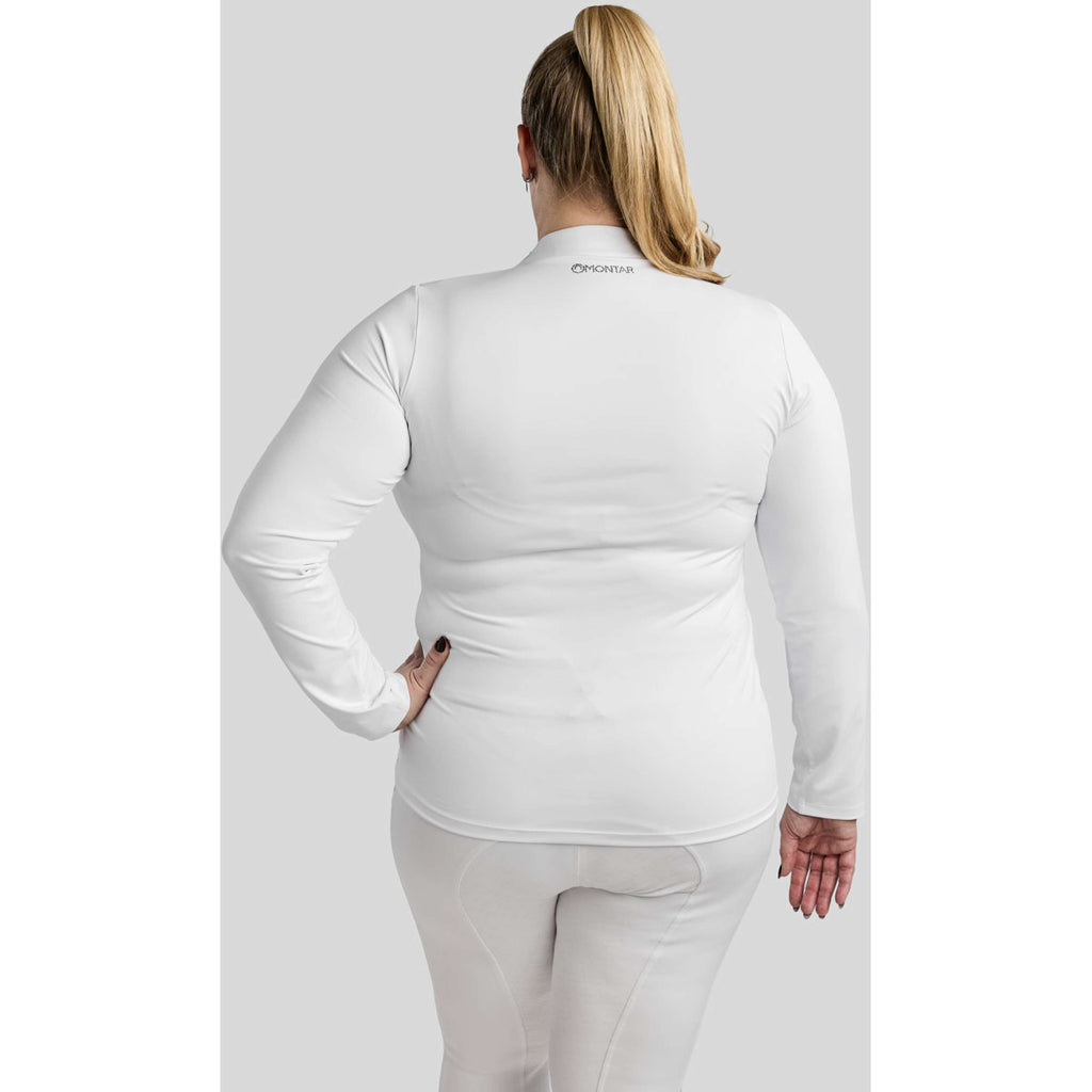Montar Camiseta de Competición MoFay Curve Mangas Largas Blanco