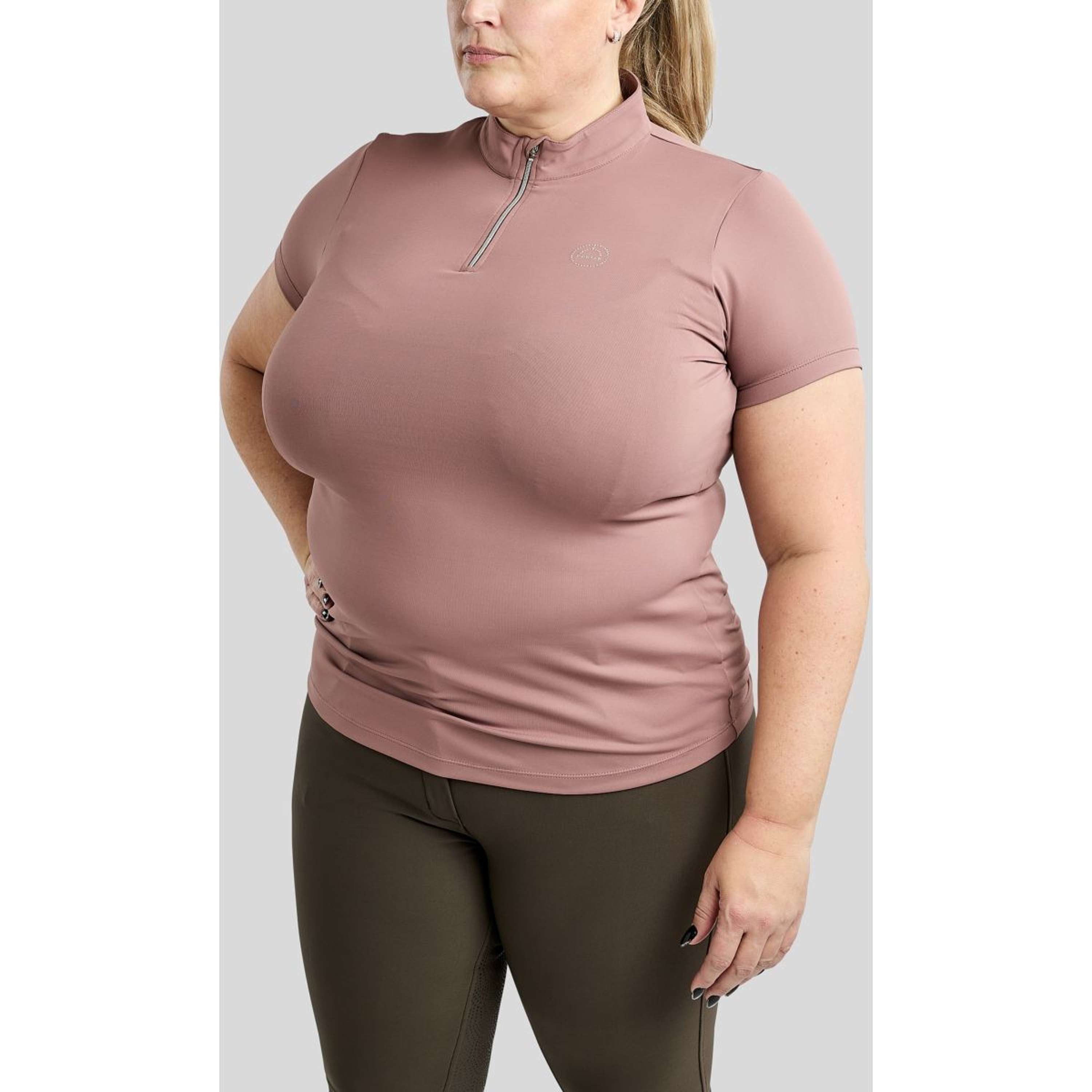 Montar Polo Everly Crystal Logo Curve Dusty Rose