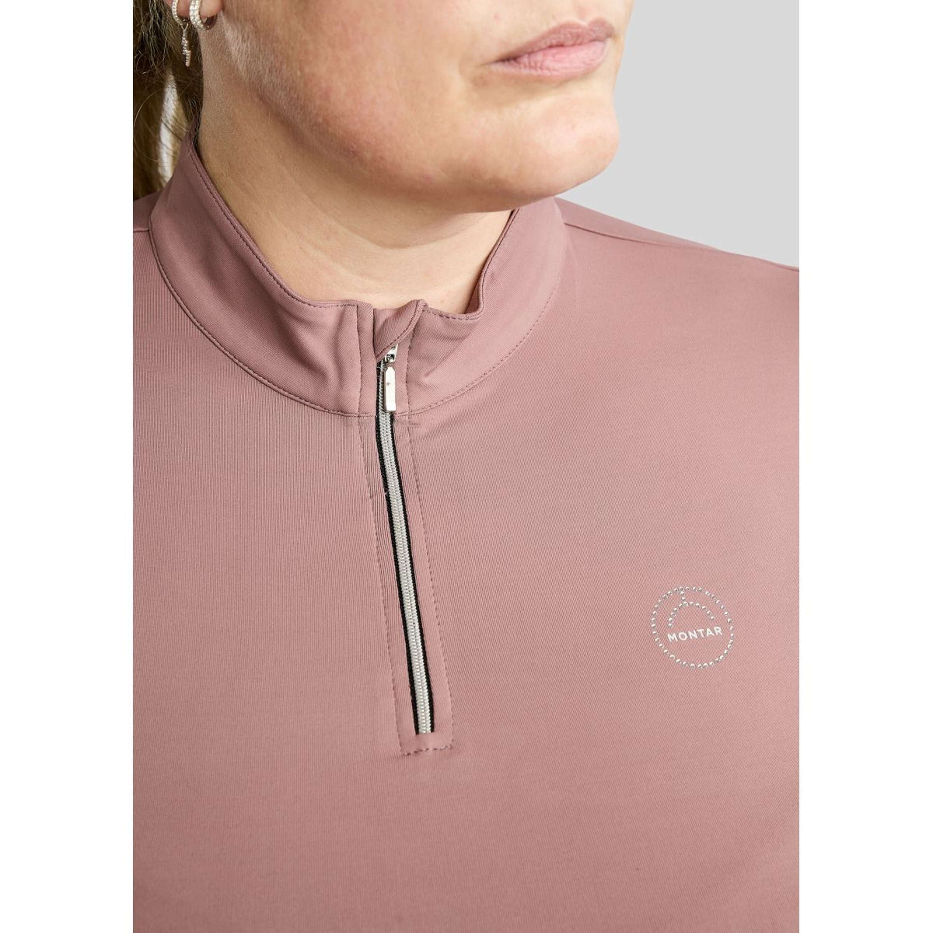 Montar Polo Everly Crystal Logo Curve Dusty Rose