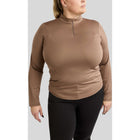 Montar Camiseta MoFlair Curve Mangas Largas Nougat Brown