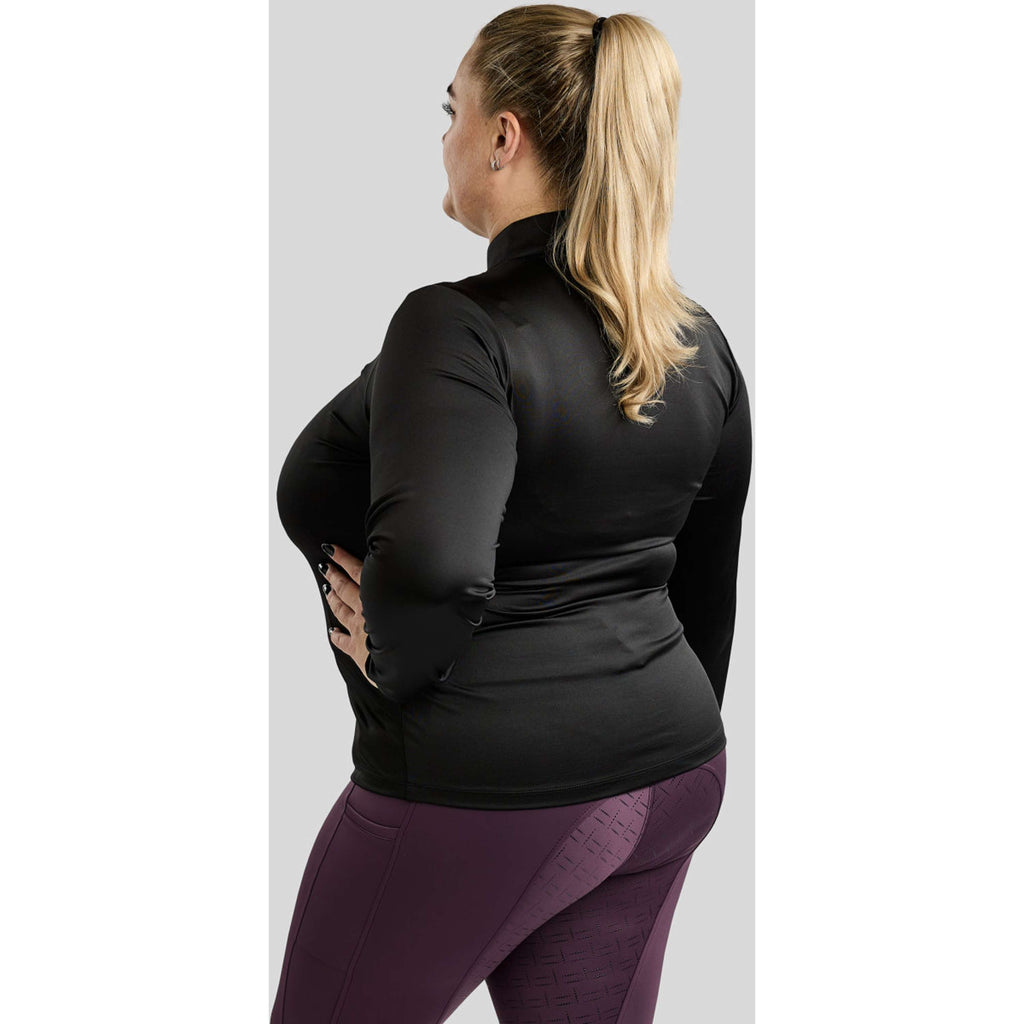 Montar Camiseta MoFlair Curve Mangas Largas Negro