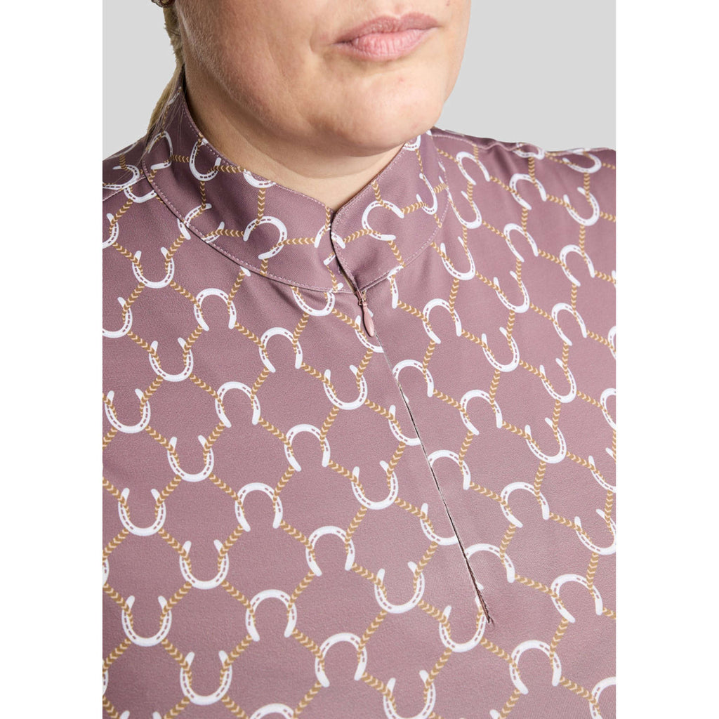 Montar Camiseta MoFreya AO Printed Curve Mangas Largas Dusty Rose