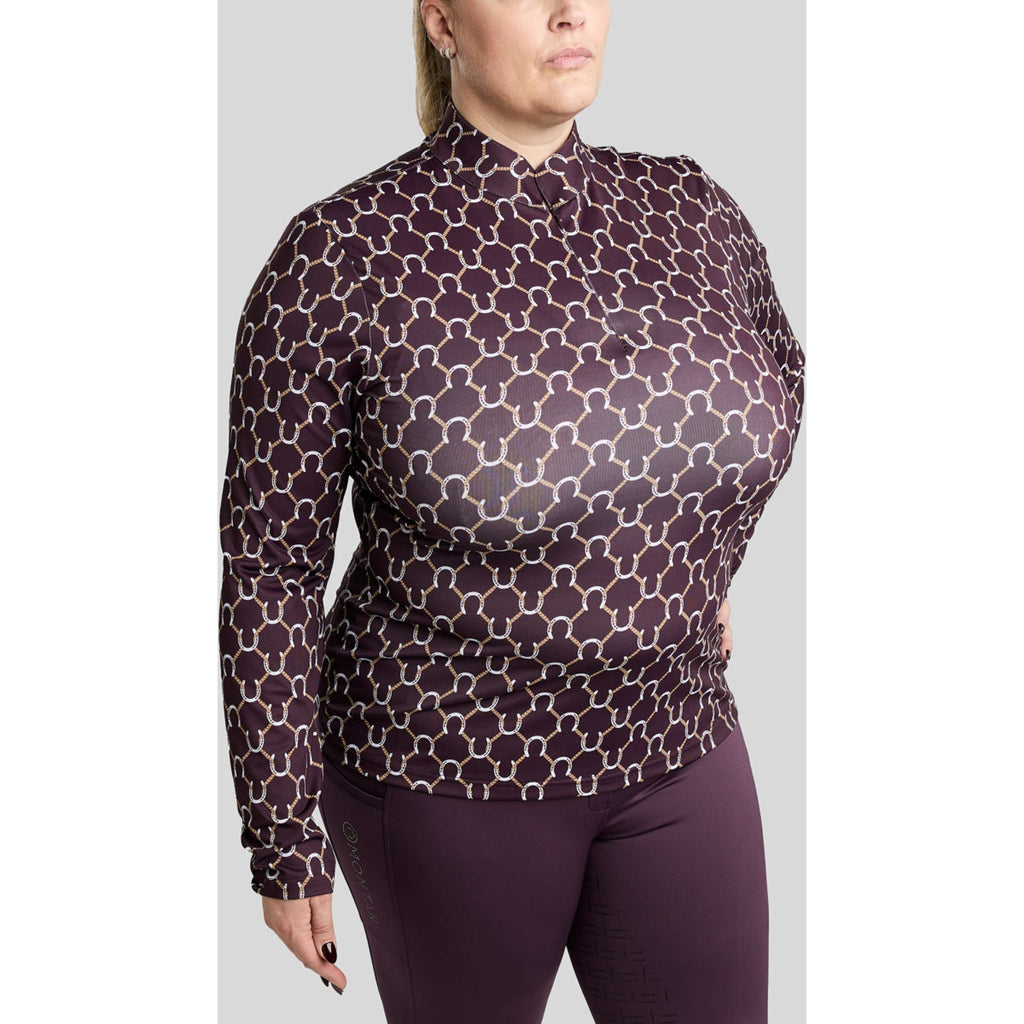 Montar Camiseta MoFreya AO Printed Curve Mangas Largas Fig