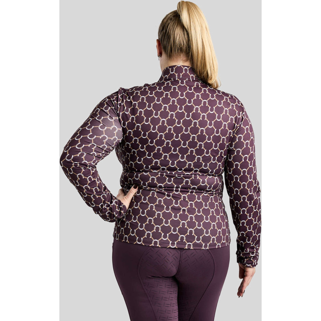 Montar Camiseta MoFreya AO Printed Curve Mangas Largas Fig