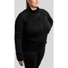 Montar Sudadera con capucha y cremallera MoFlair Curve Negro