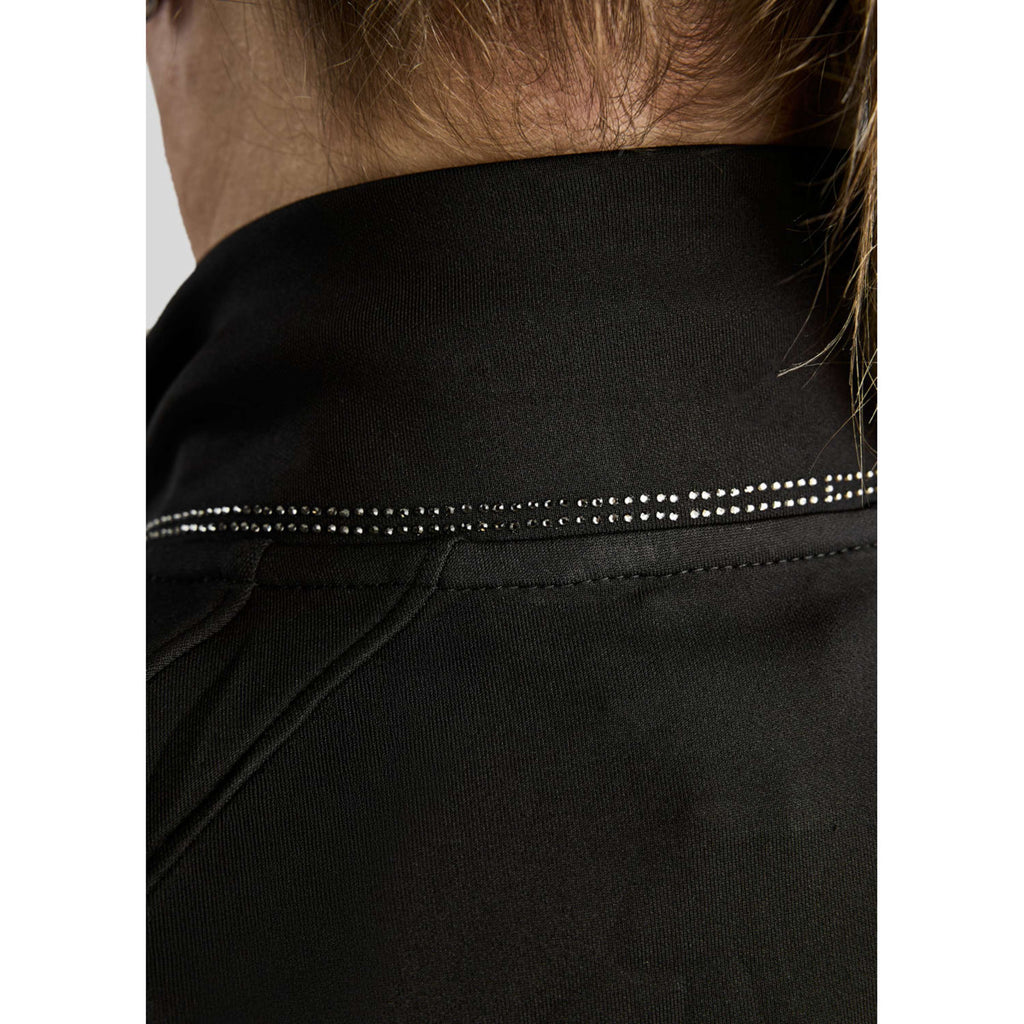Montar Sudadera con capucha y cremallera MoFlair Curve Negro