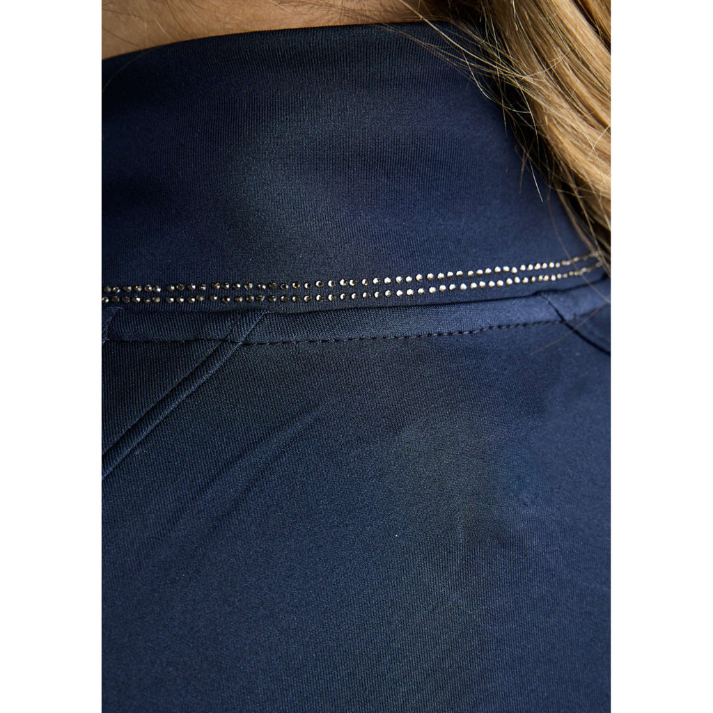 Montar Sudadera con capucha y cremallera MoFlair Curve Navy