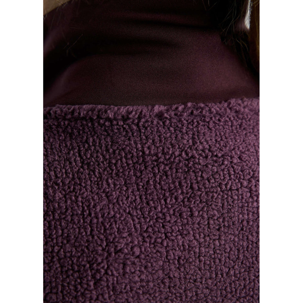 Montar Sudadera con capucha y cremallera MoFia Curve Teddy Fig