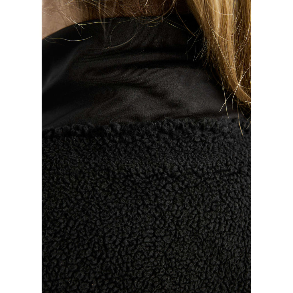 Montar Sudadera con capucha y cremallera MoFia Curve Teddy Negro
