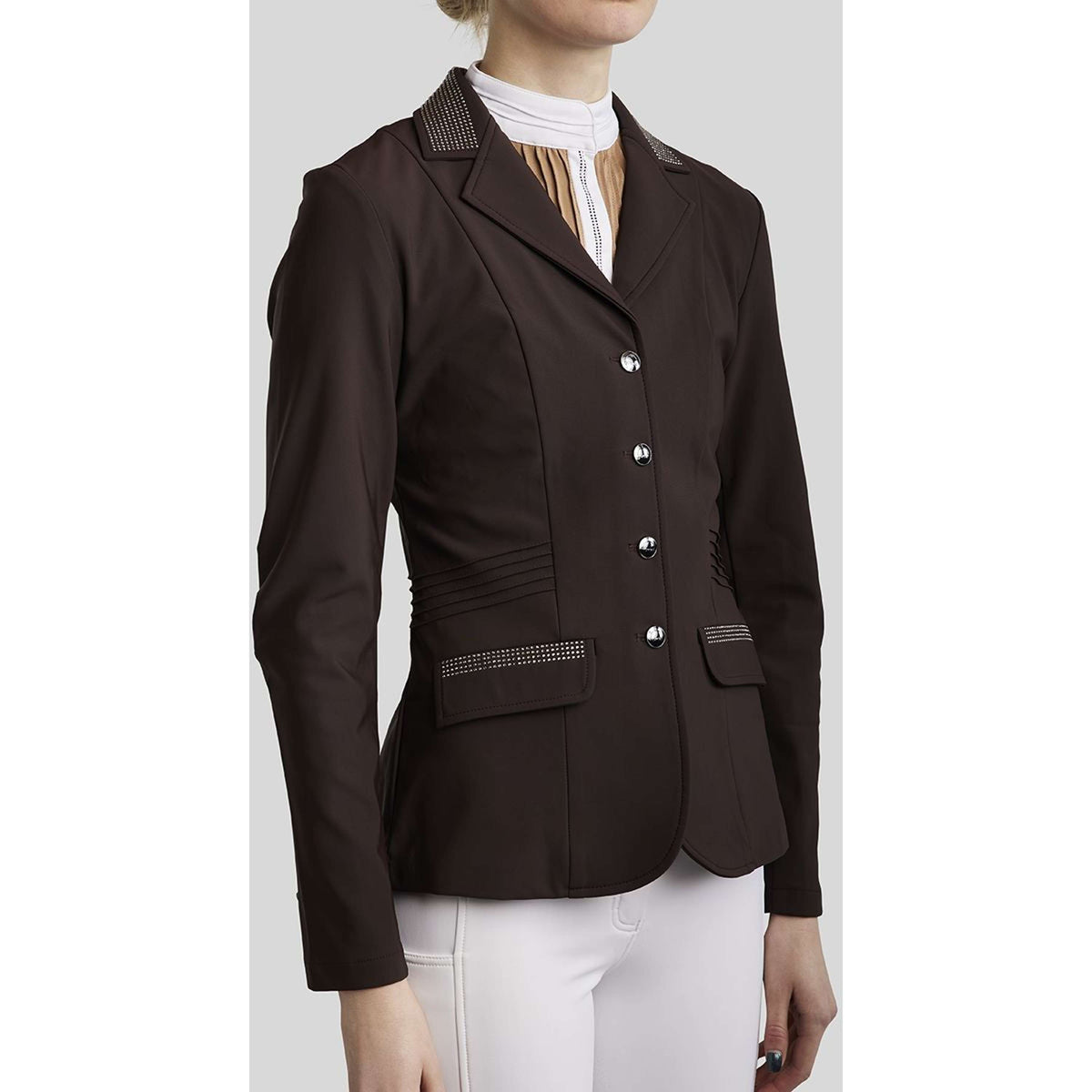 Montar Chaqueta de Competición MoKately Marron