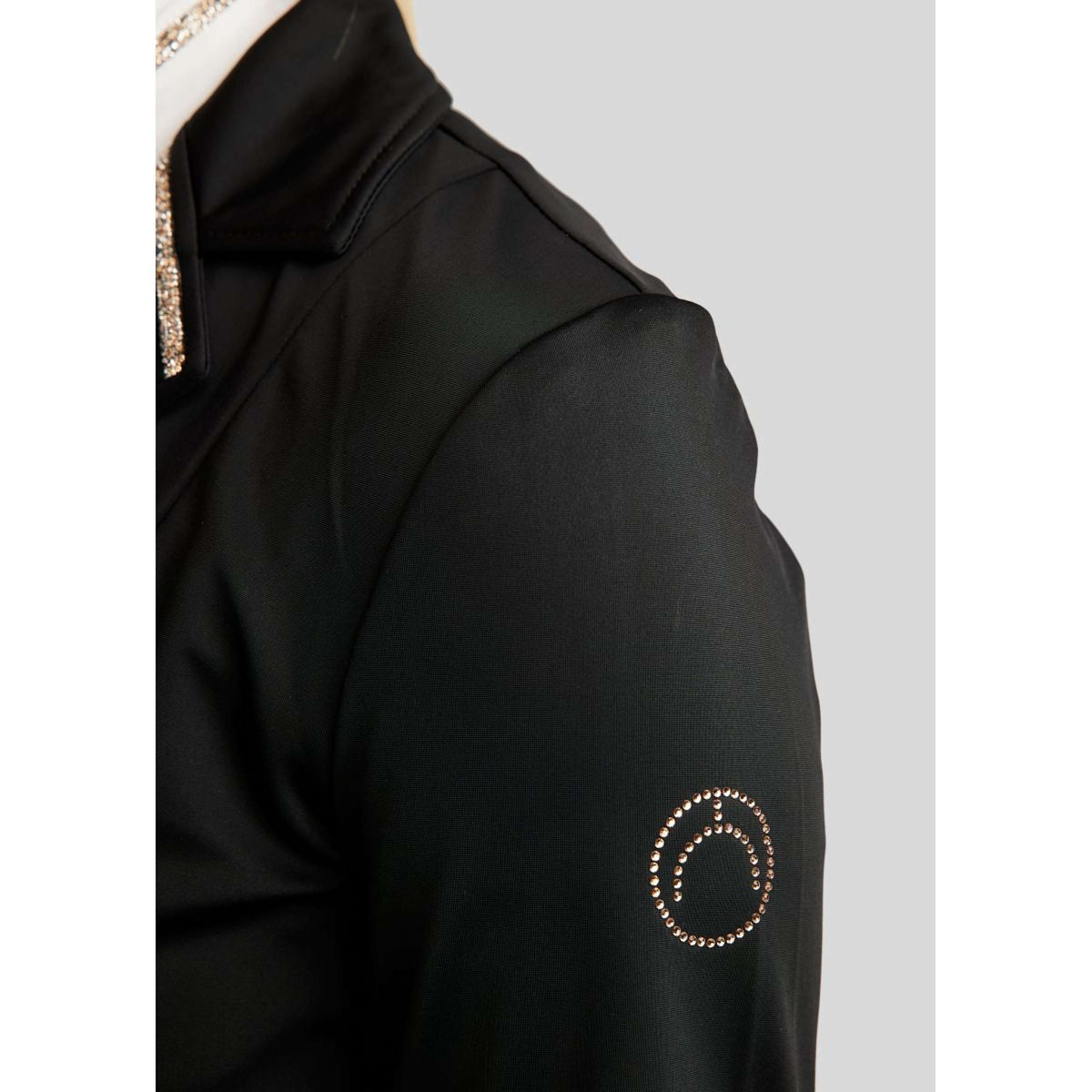 Montar Chaqueta de Competición MoLila Champagne Crystals Negro