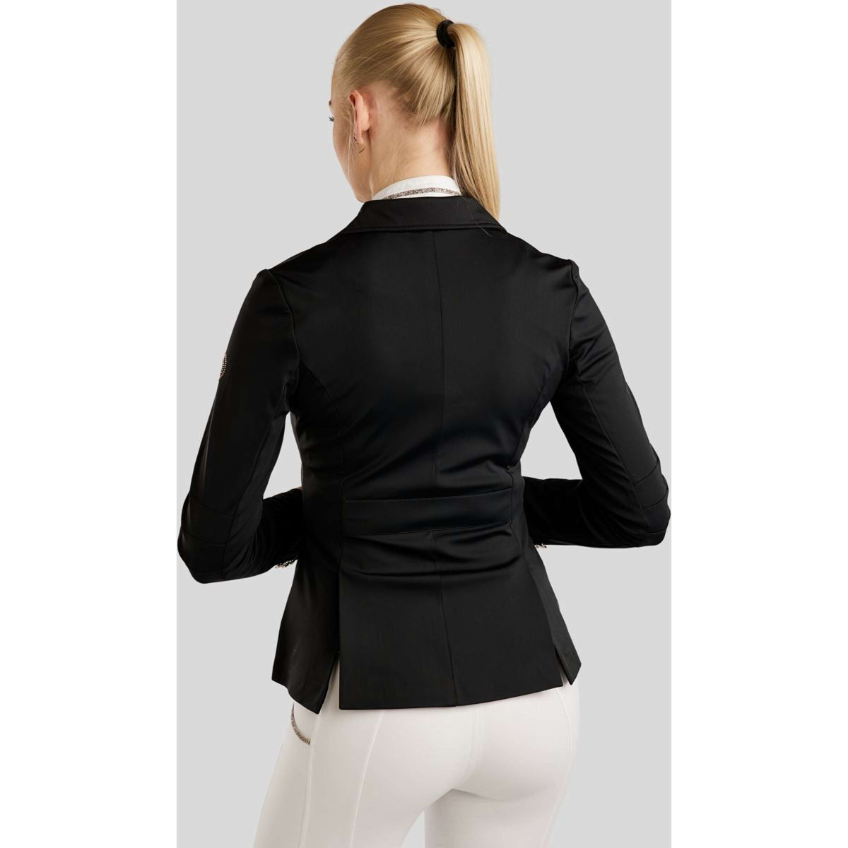 Montar Chaqueta de Competición MoLila Champagne Crystals Negro