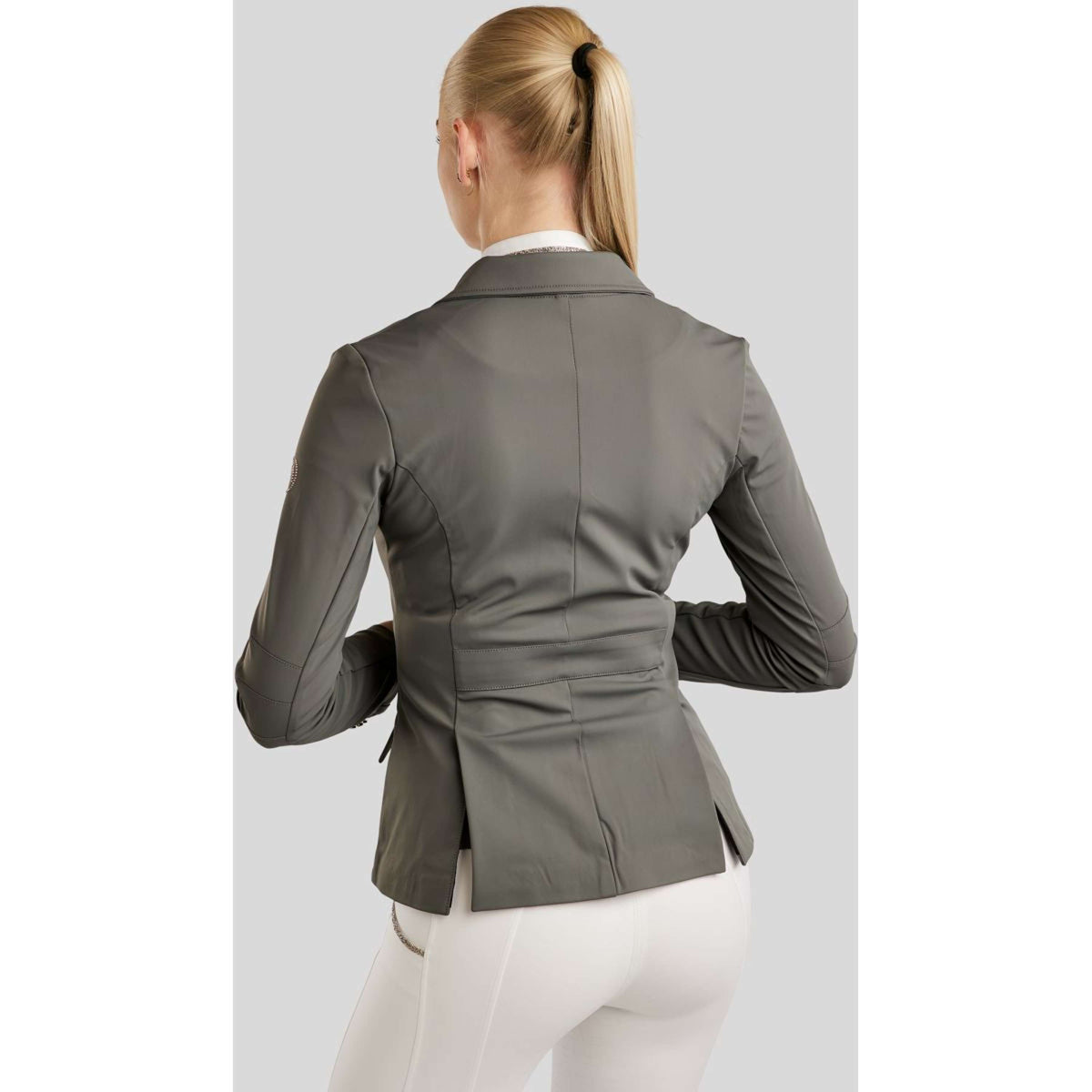 Montar Chaqueta de Competición MoLila Champagne Crystals Gris