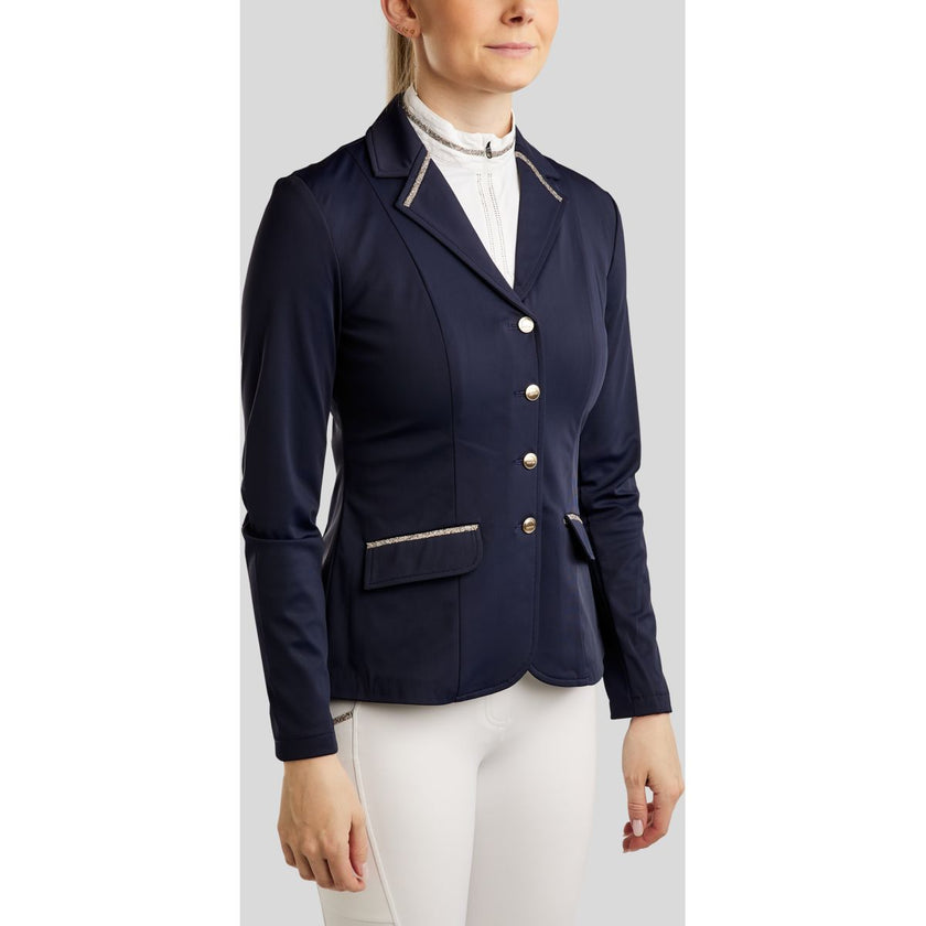 Montar Chaqueta de Competición MoLila Champagne Crystals Navy Montar Chaqueta de Competición MoLila Champagne Crystals Navy