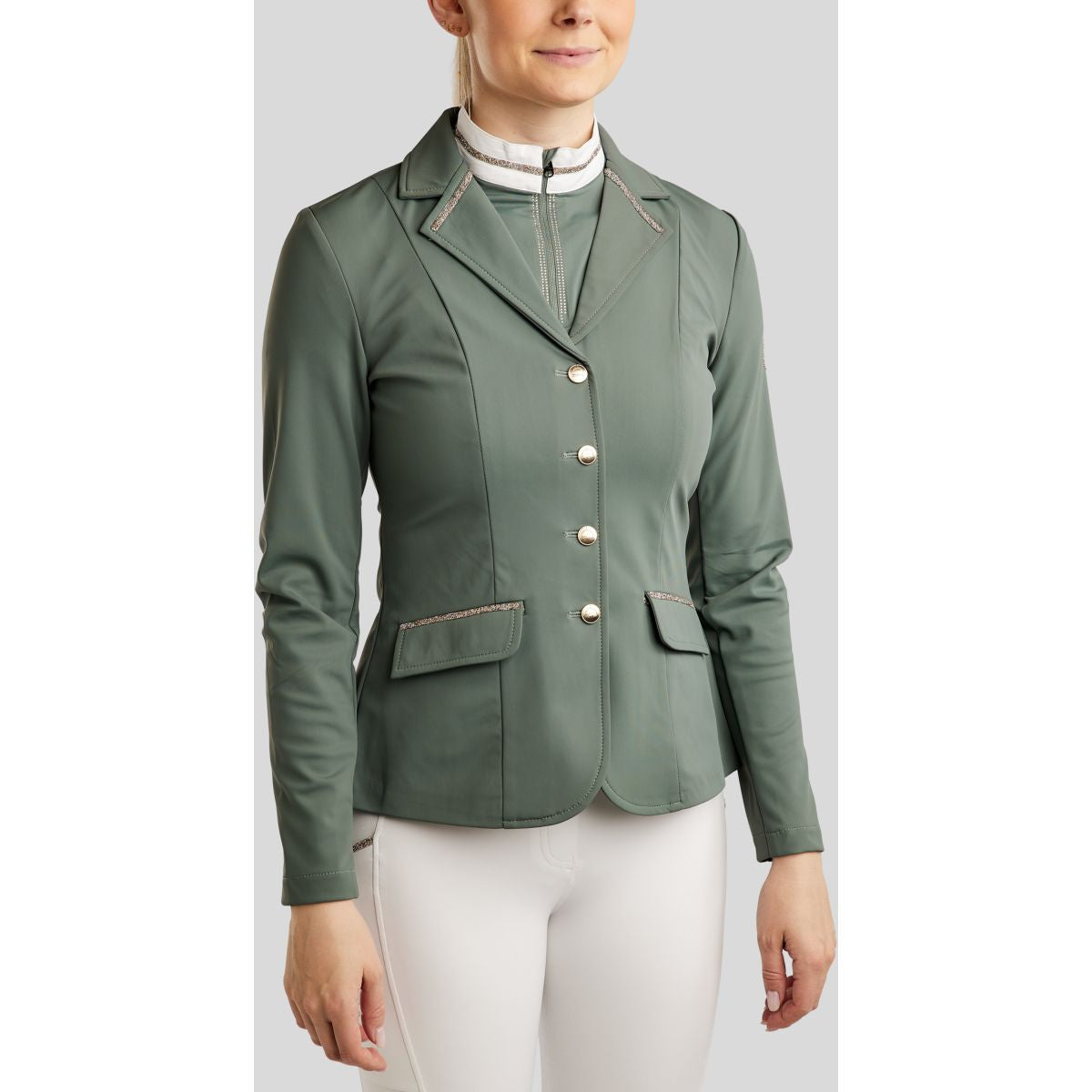 Montar Chaqueta de Competición MoLila Champagne Crystals Jade
