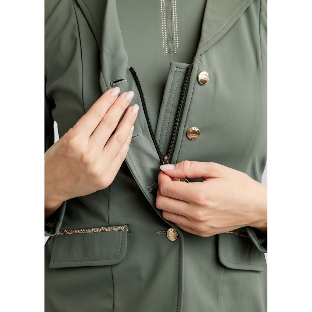Montar Chaqueta de Competición MoLila Champagne Crystals Jade