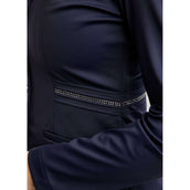 Montar Chaqueta de Competición MoPearl Pintucks Gun Metal Crystals Navy