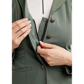 Montar Chaqueta de Competición MoPearl Pintucks Gun Metal Crystals Jade