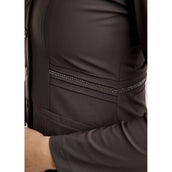 Montar Chaqueta de Competición MoPearl Pintucks Gun Metal Crystals Slate Grey