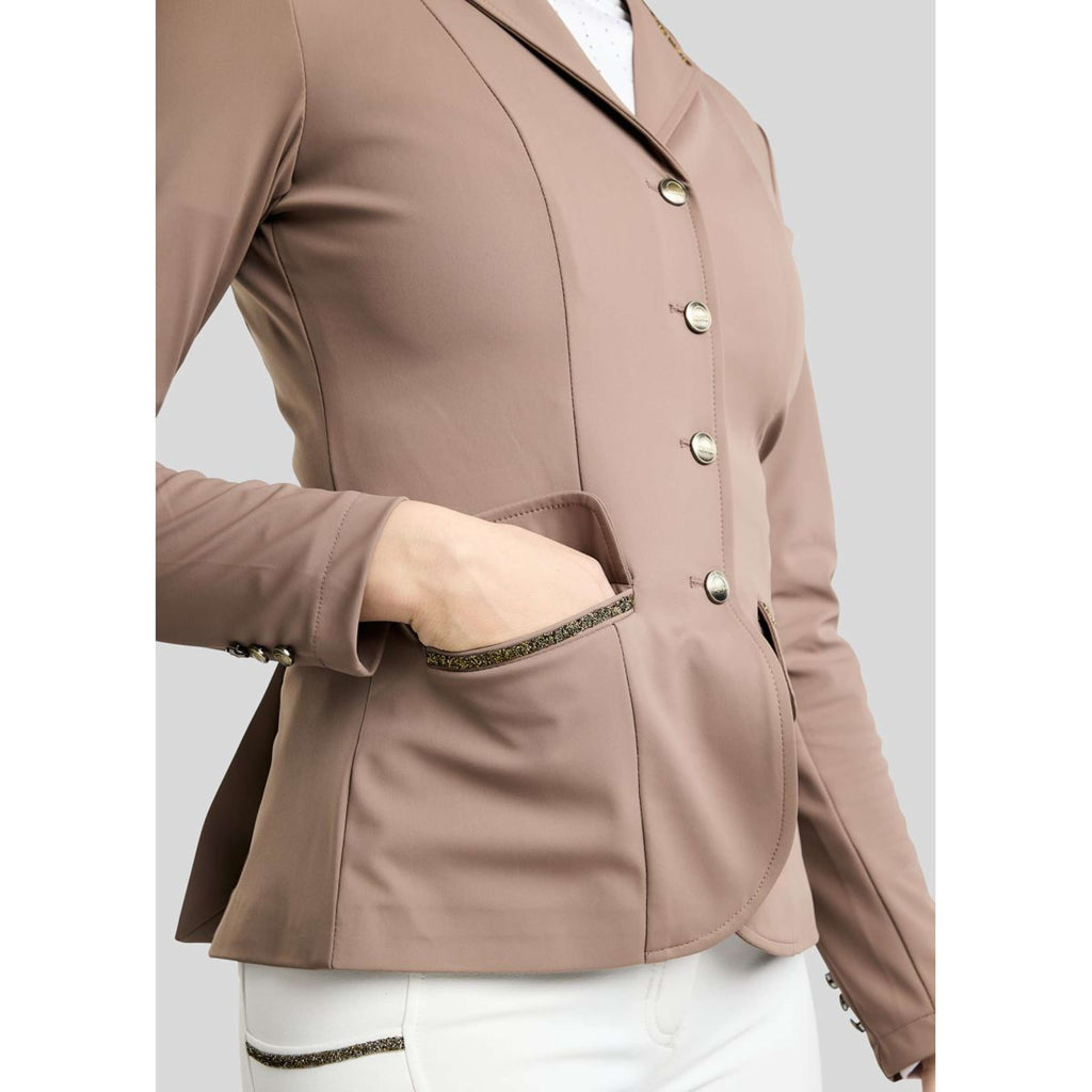 Montar Chaqueta de Competición MoEve Golden Quartz Crystals Nougat Brown