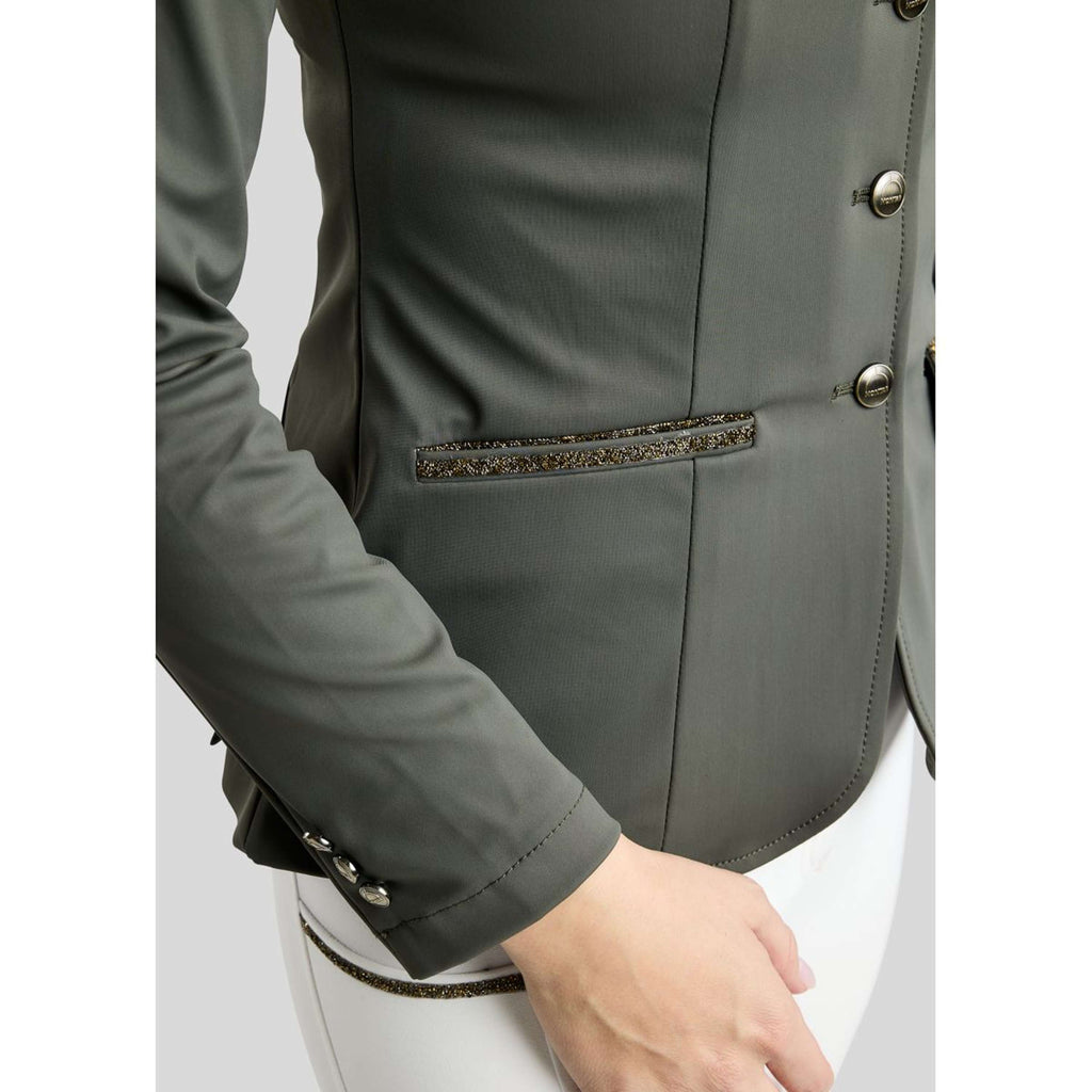 Montar Chaqueta de Competición MoEve Golden Quartz Crystals Forest Green