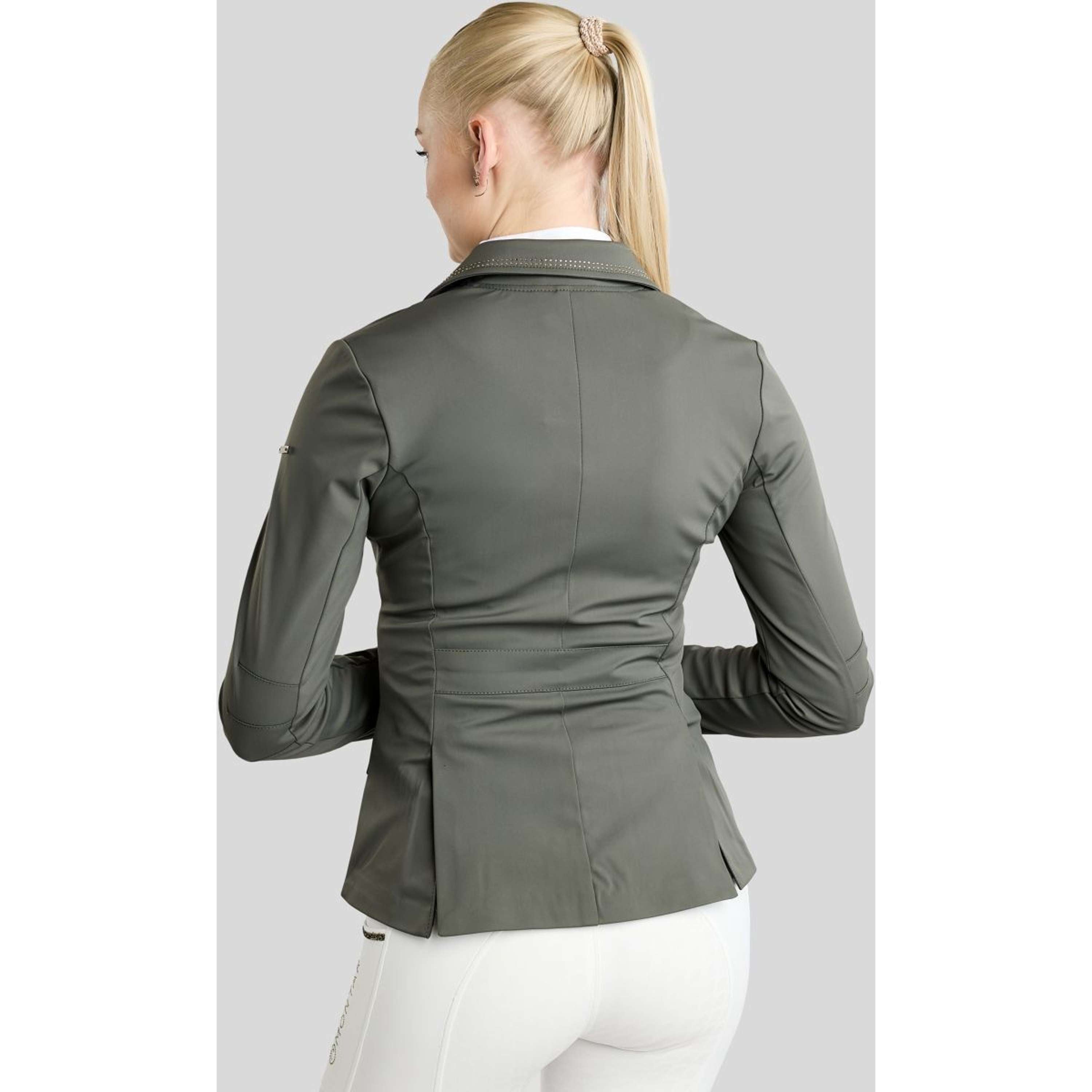 Montar Chaqueta de Competición MoEve Golden Quartz Crystals Forest Green