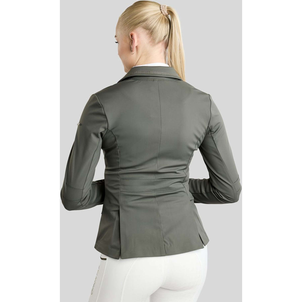 Montar Chaqueta de Competición MoEve Golden Quartz Crystals Forest Green