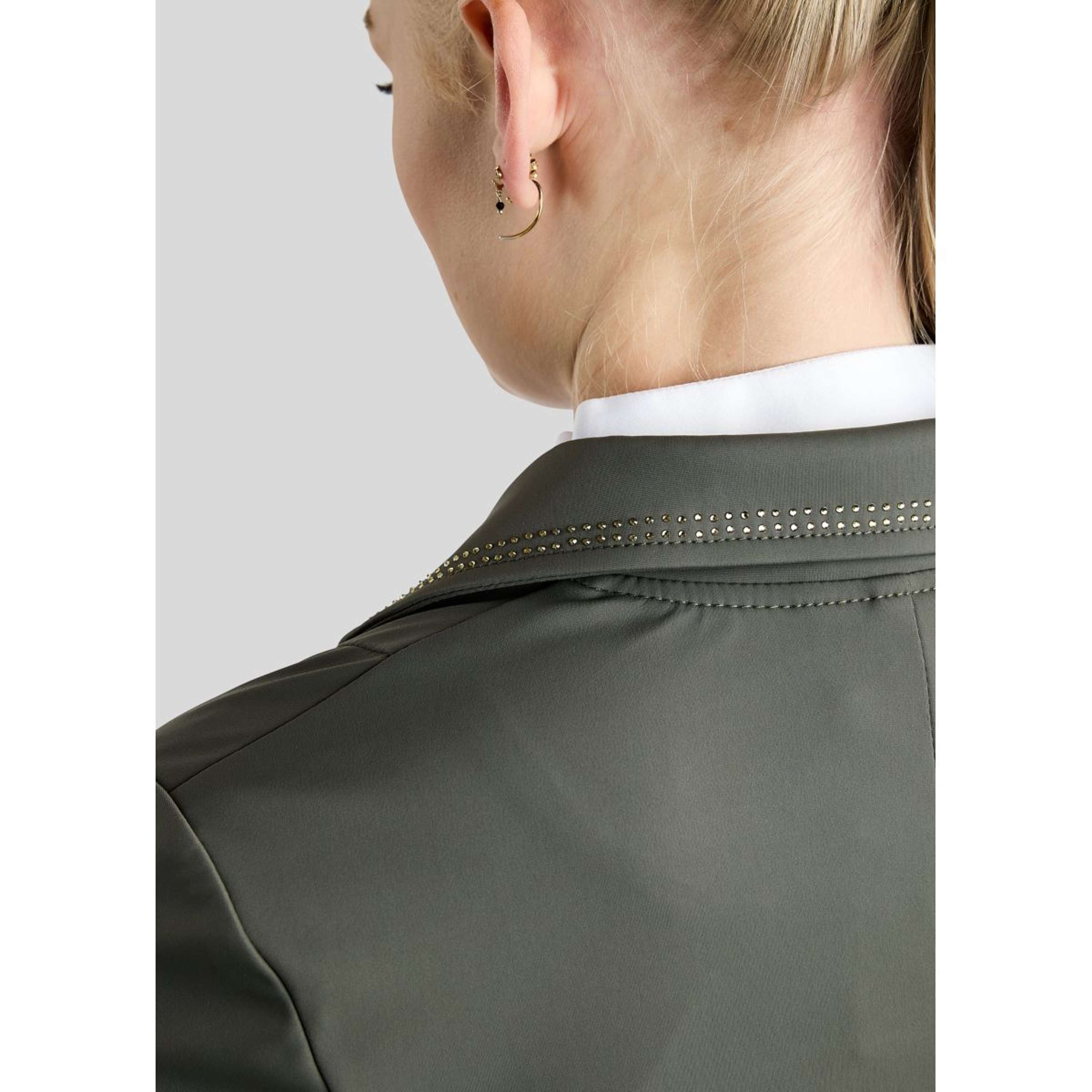 Montar Chaqueta de Competición MoEve Golden Quartz Crystals Forest Green