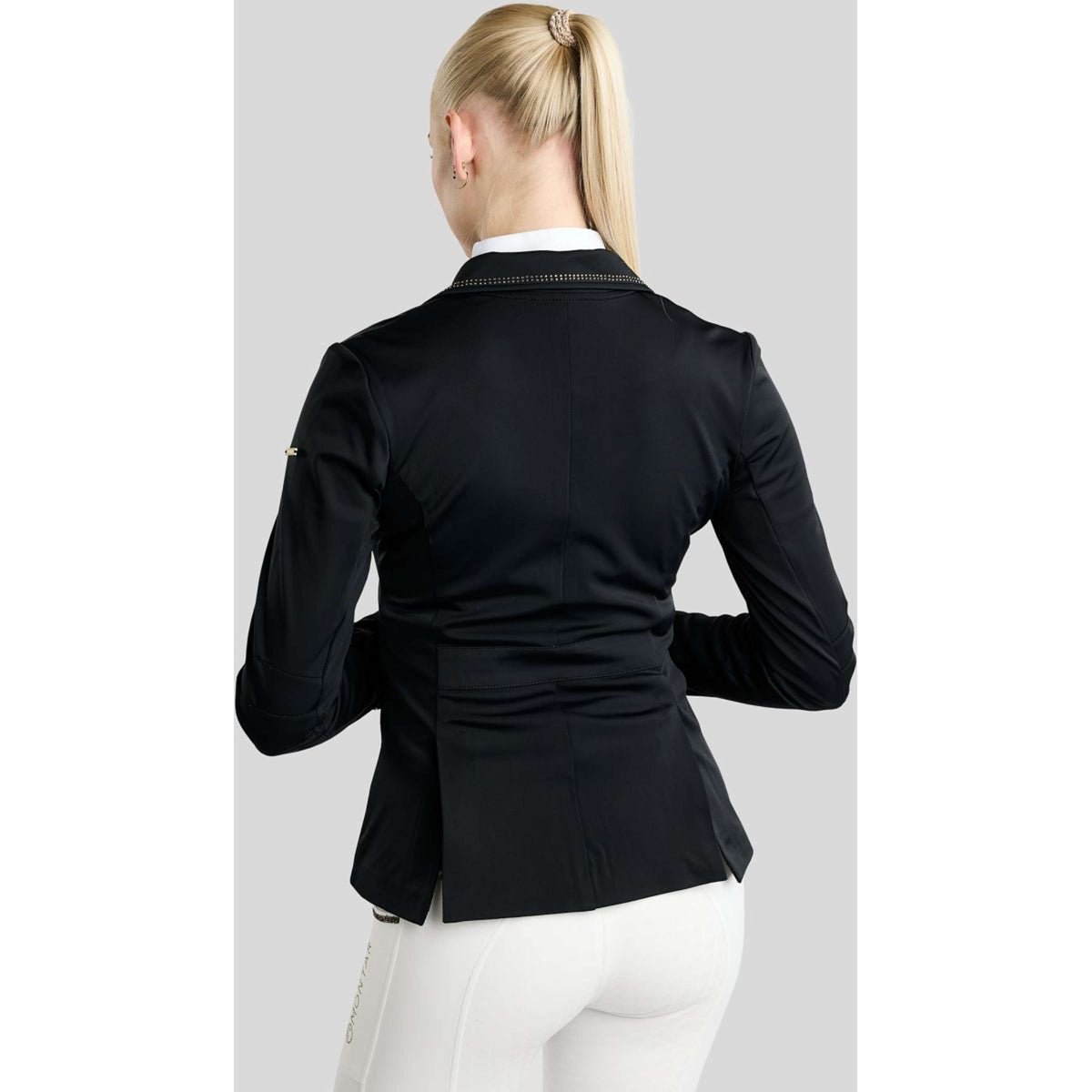 Montar Chaqueta de Competición MoEve Golden Quartz Crystals Negro