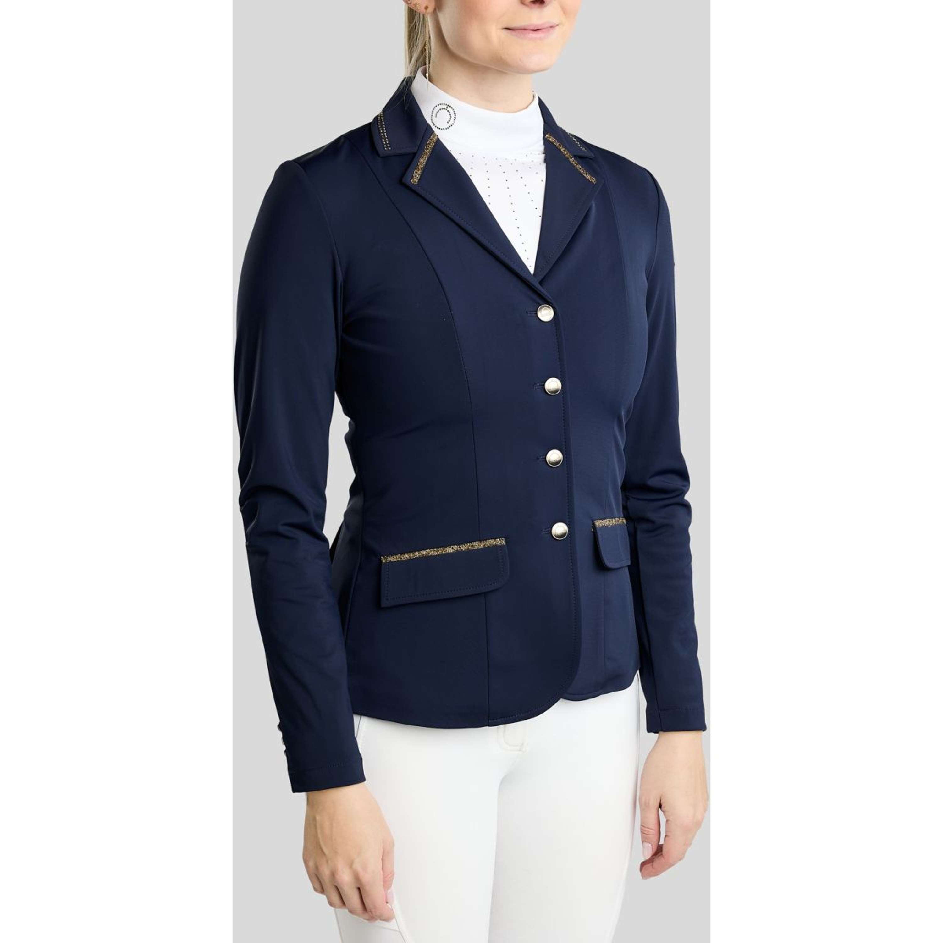 Montar Chaqueta de Competición MoEve Golden Quartz Crystals Navy