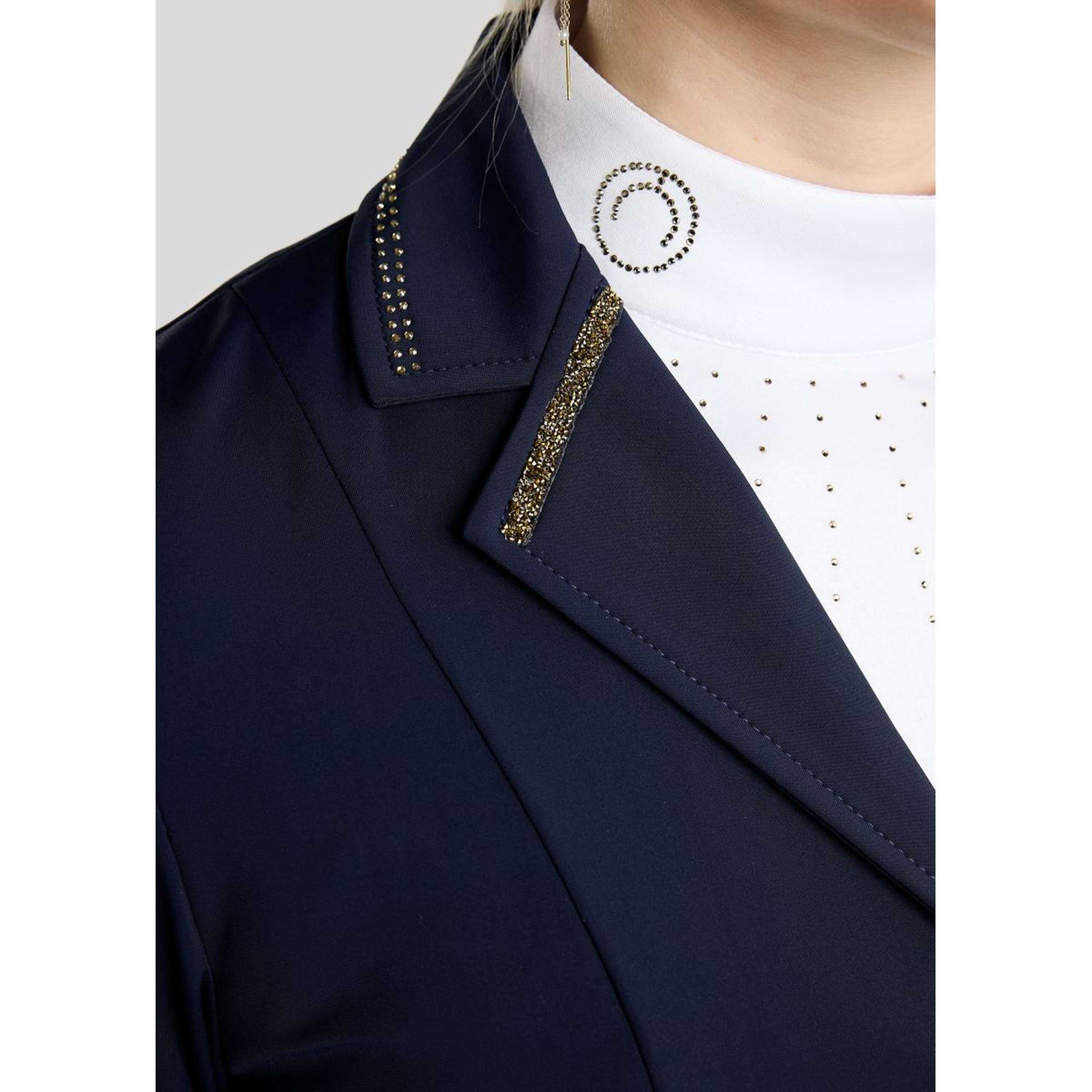 Montar Chaqueta de Competición MoEve Golden Quartz Crystals Navy