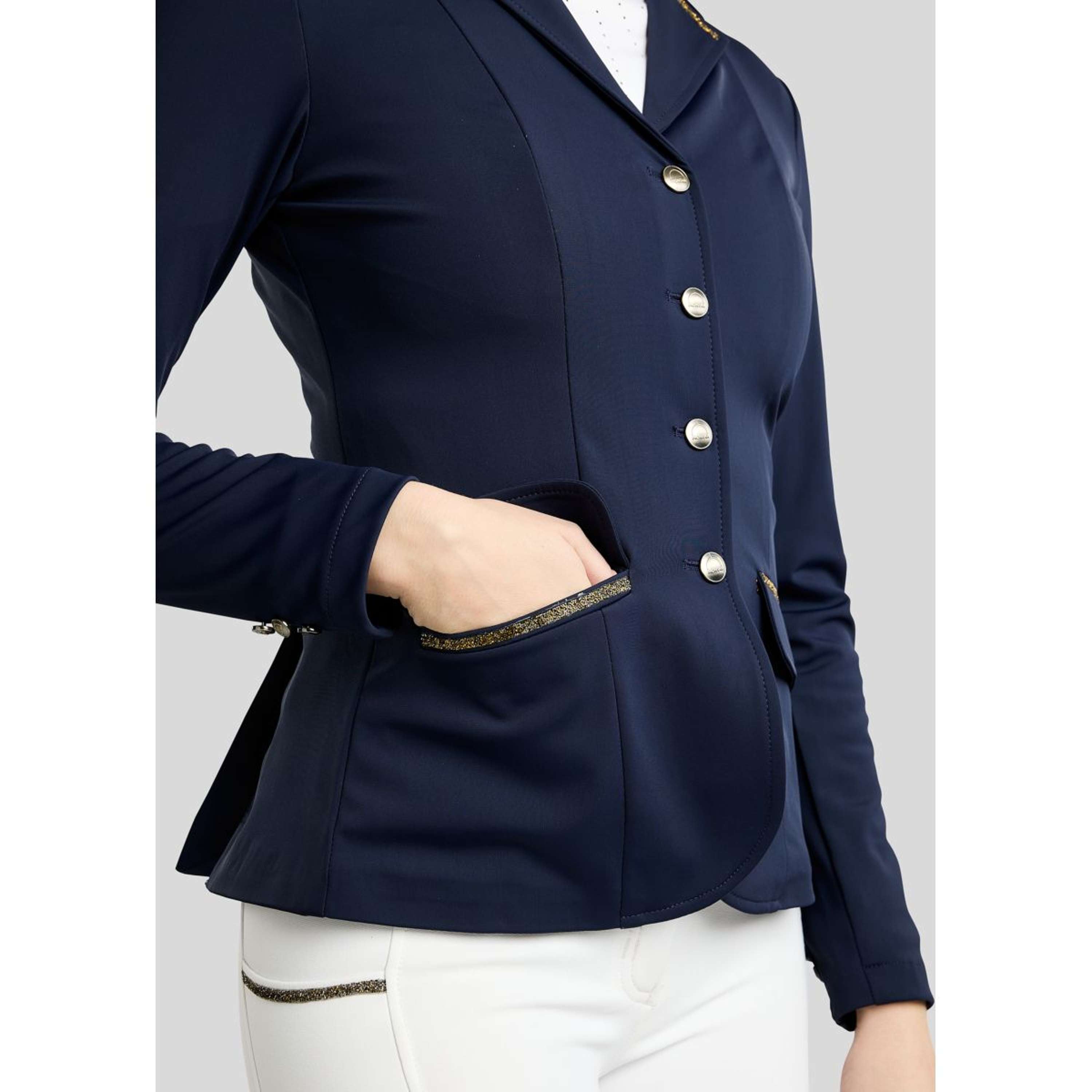 Montar Chaqueta de Competición MoEve Golden Quartz Crystals Navy