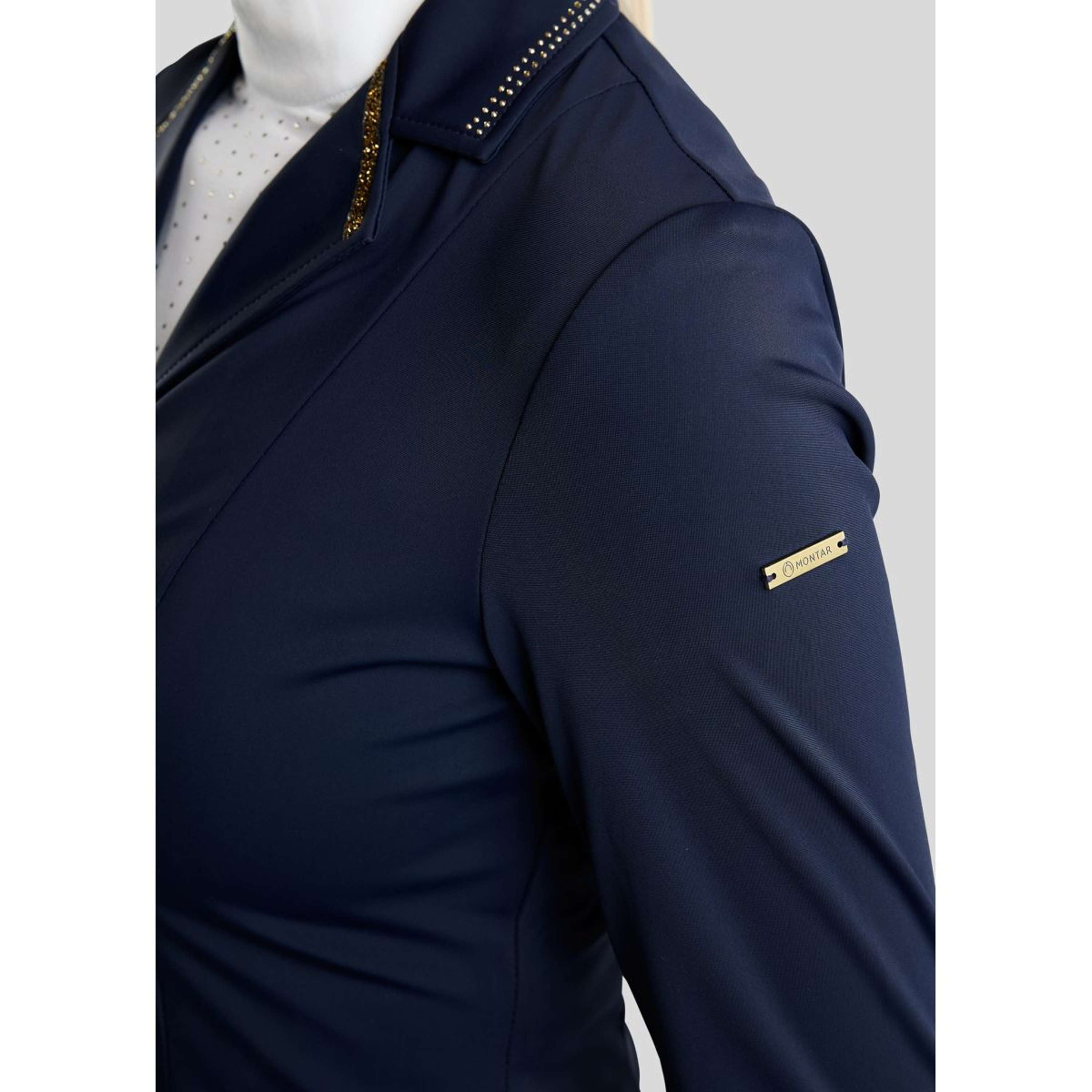 Montar Chaqueta de Competición MoEve Golden Quartz Crystals Navy