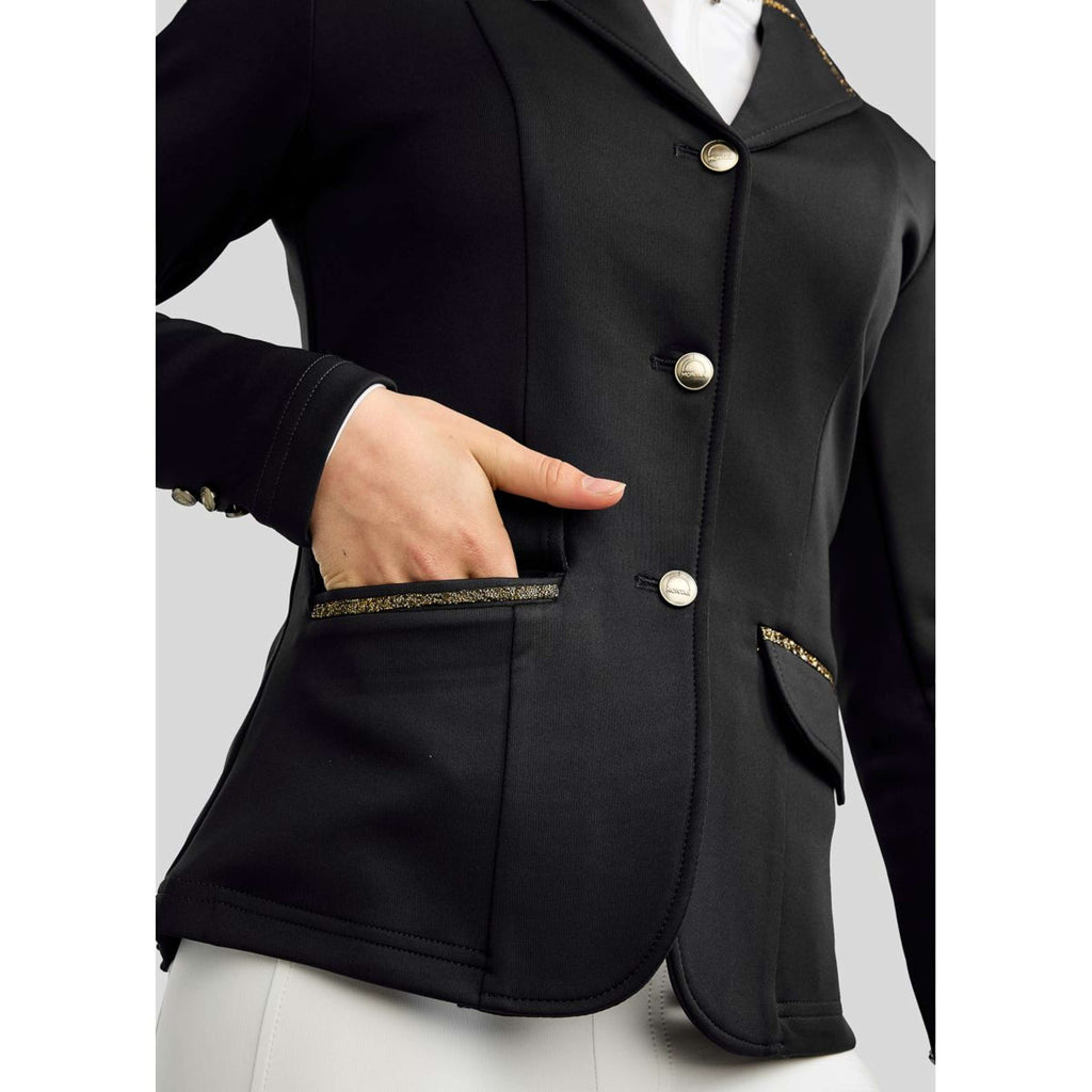 Montar Chaqueta de Competición MoEve Golden Quartz Crystals Kids Negro