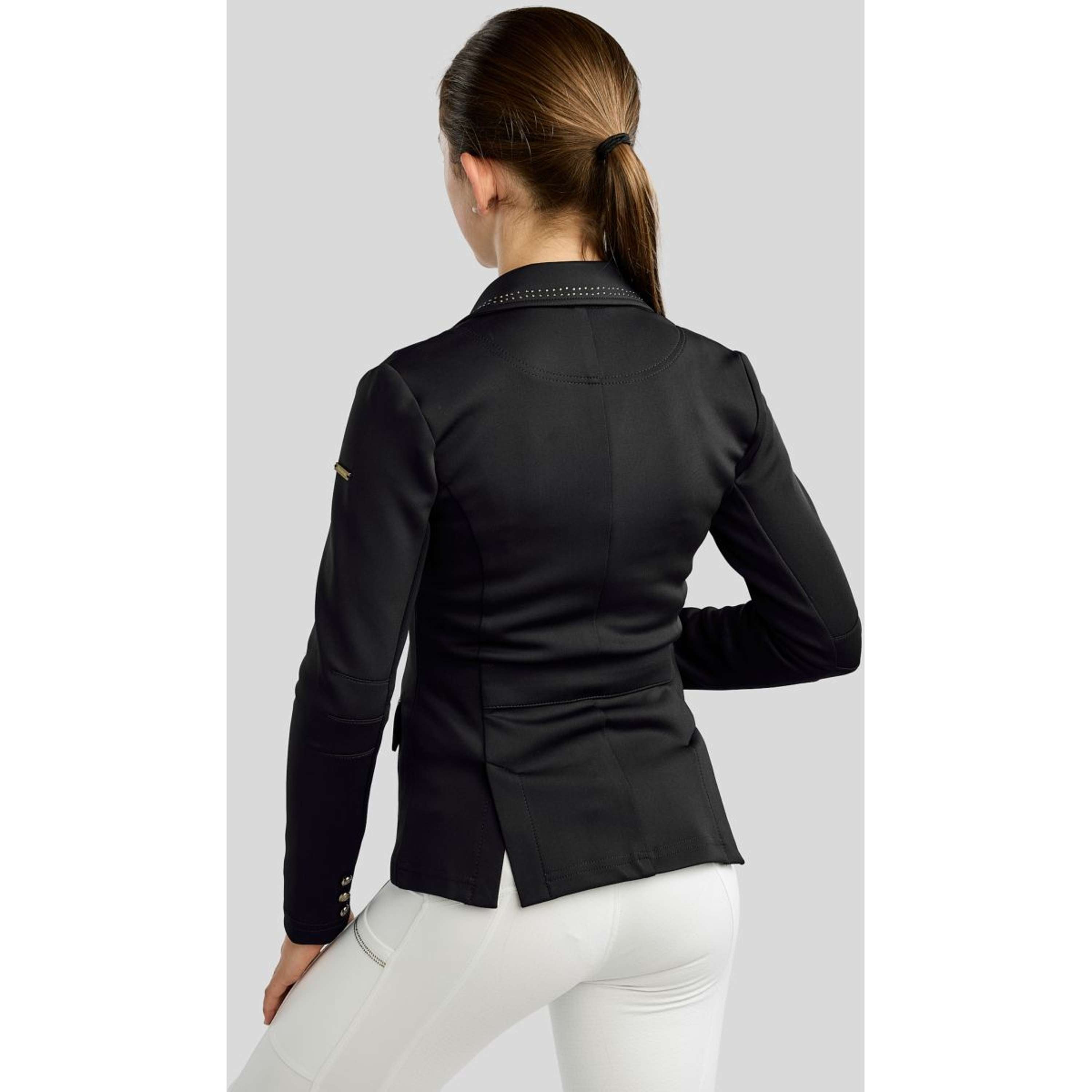 Montar Chaqueta de Competición MoEve Golden Quartz Crystals Kids Negro