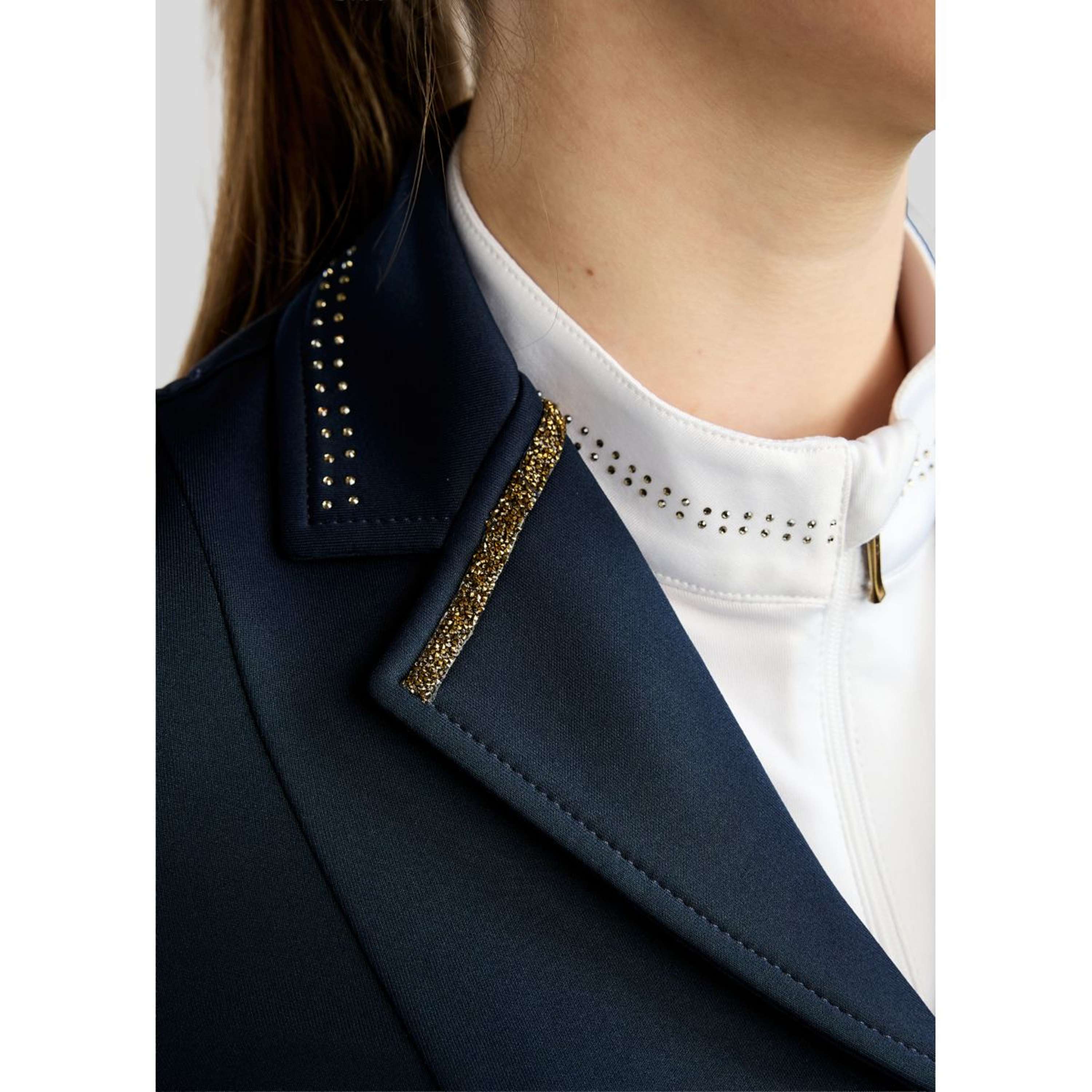 Montar Chaqueta de Competición MoEve Golden Quartz Crystals Kids Navy