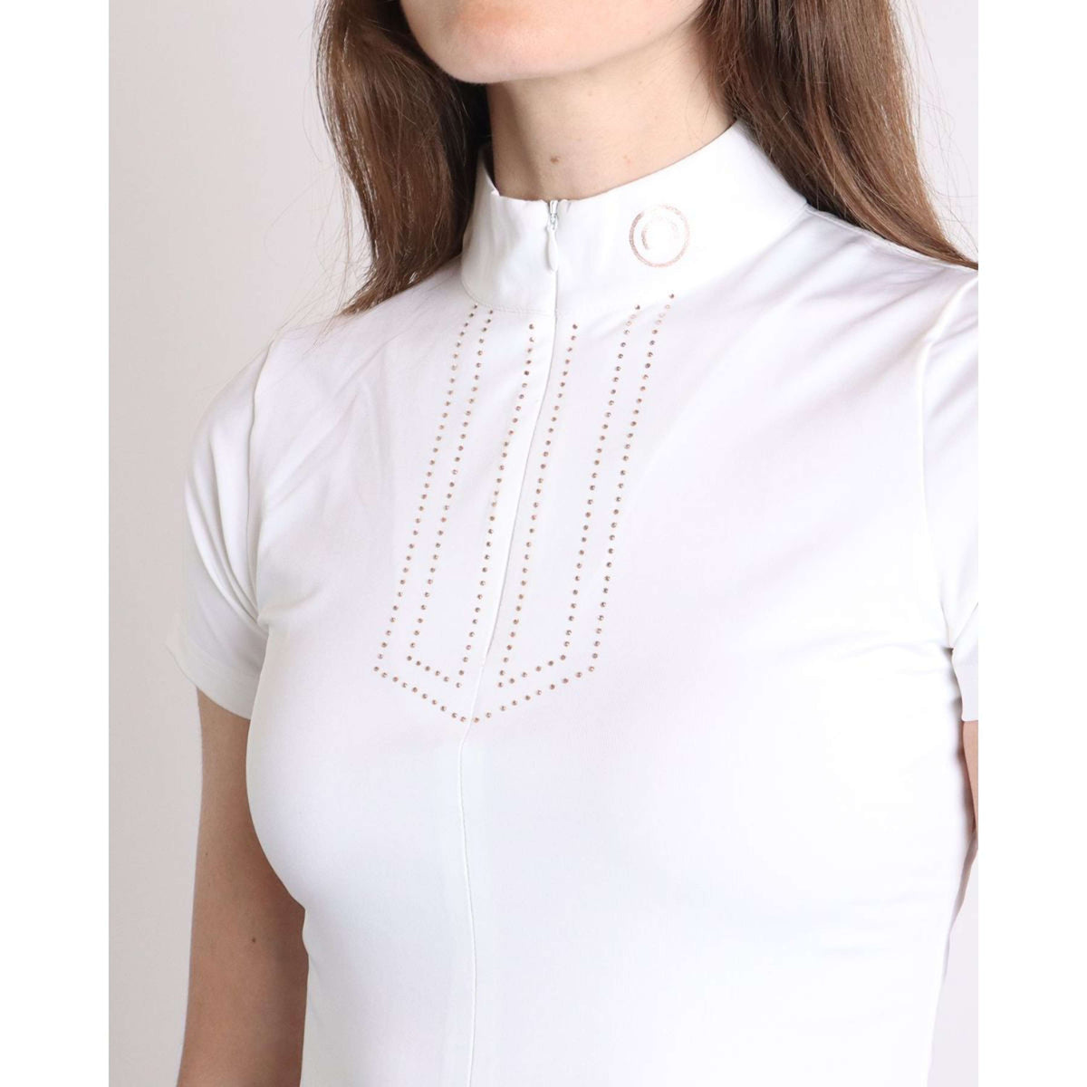 Montar Camiseta de Competición MoViolet Blanco