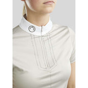 Montar Camiseta de Competición MoViolet Gris Plateado