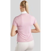 Montar Camiseta de Competición MoPearl Pintucks Gun Metal Crystals Candy Pink
