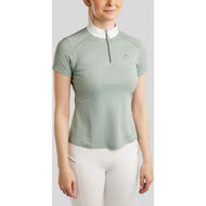 Montar Camiseta de Competición MoPearl Pintucks Gun Metal Crystals Turin