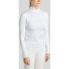 Montar Camiseta de Competición MoEve Golden Quartz Crystals Mangas Largas Blanco