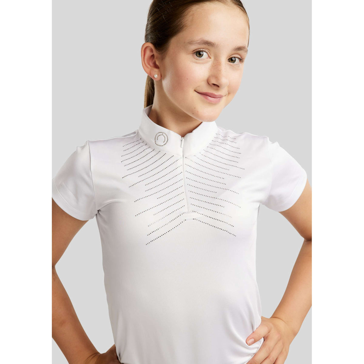 Montar Camiseta de Competición MoSparkle Kids Blanco