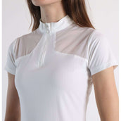 Montar Poloshirt MoMeadow Mesh Blanco