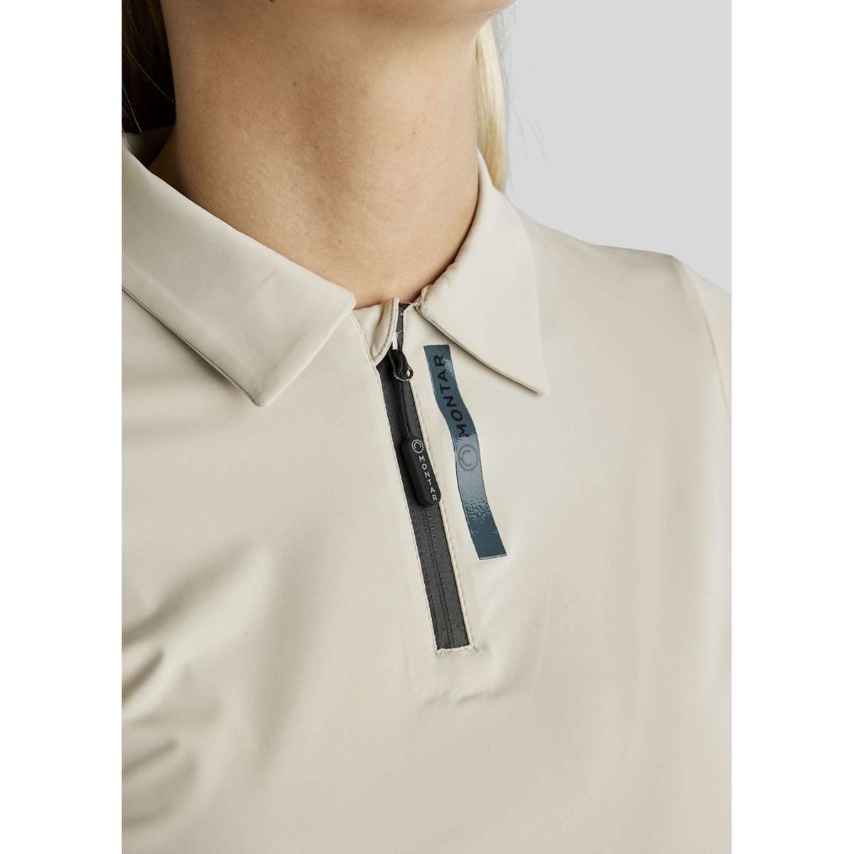 Montar Trainingsshirt MoStella Gris Plateado