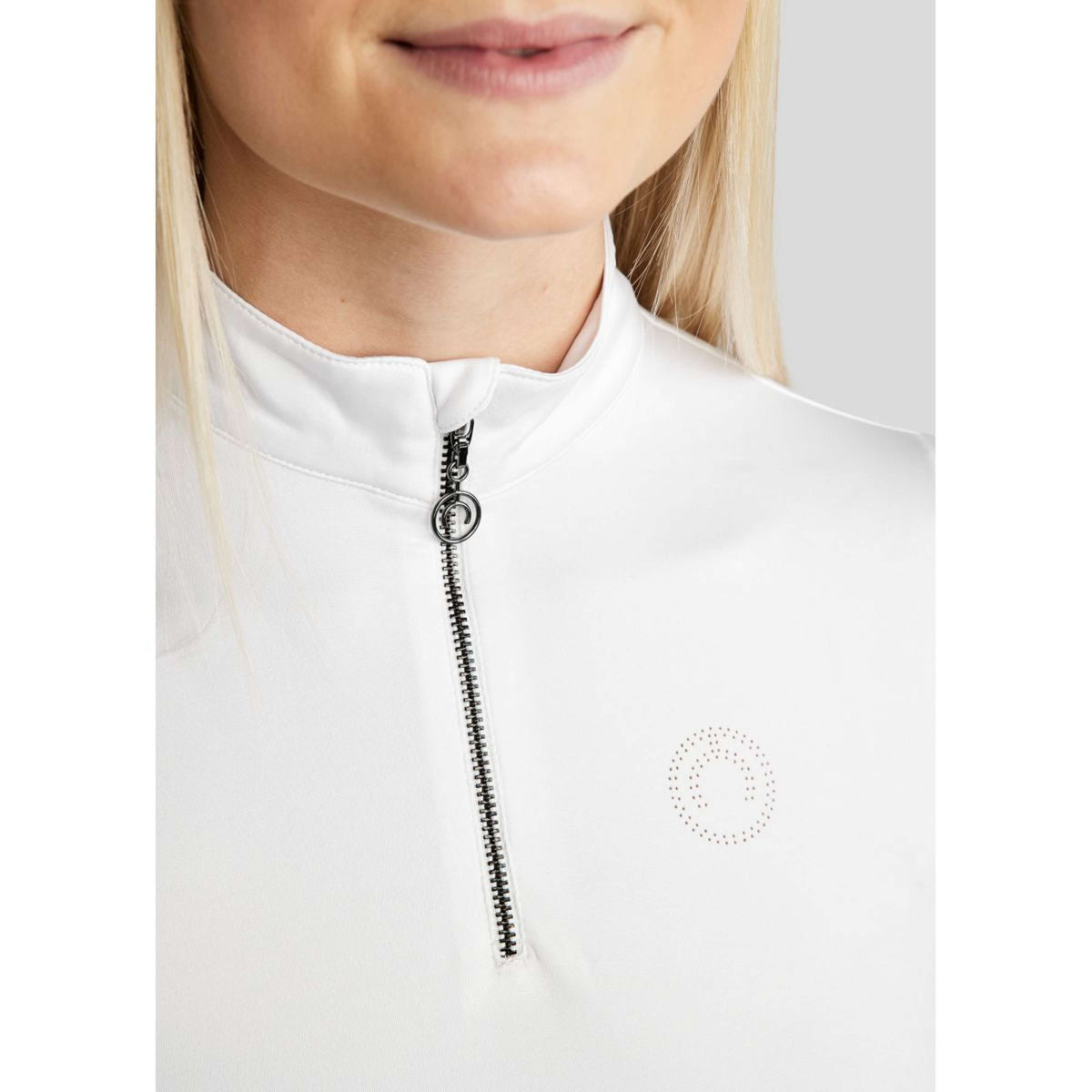 Montar T-Shirt MoElaine Lasercut Logo Blanco