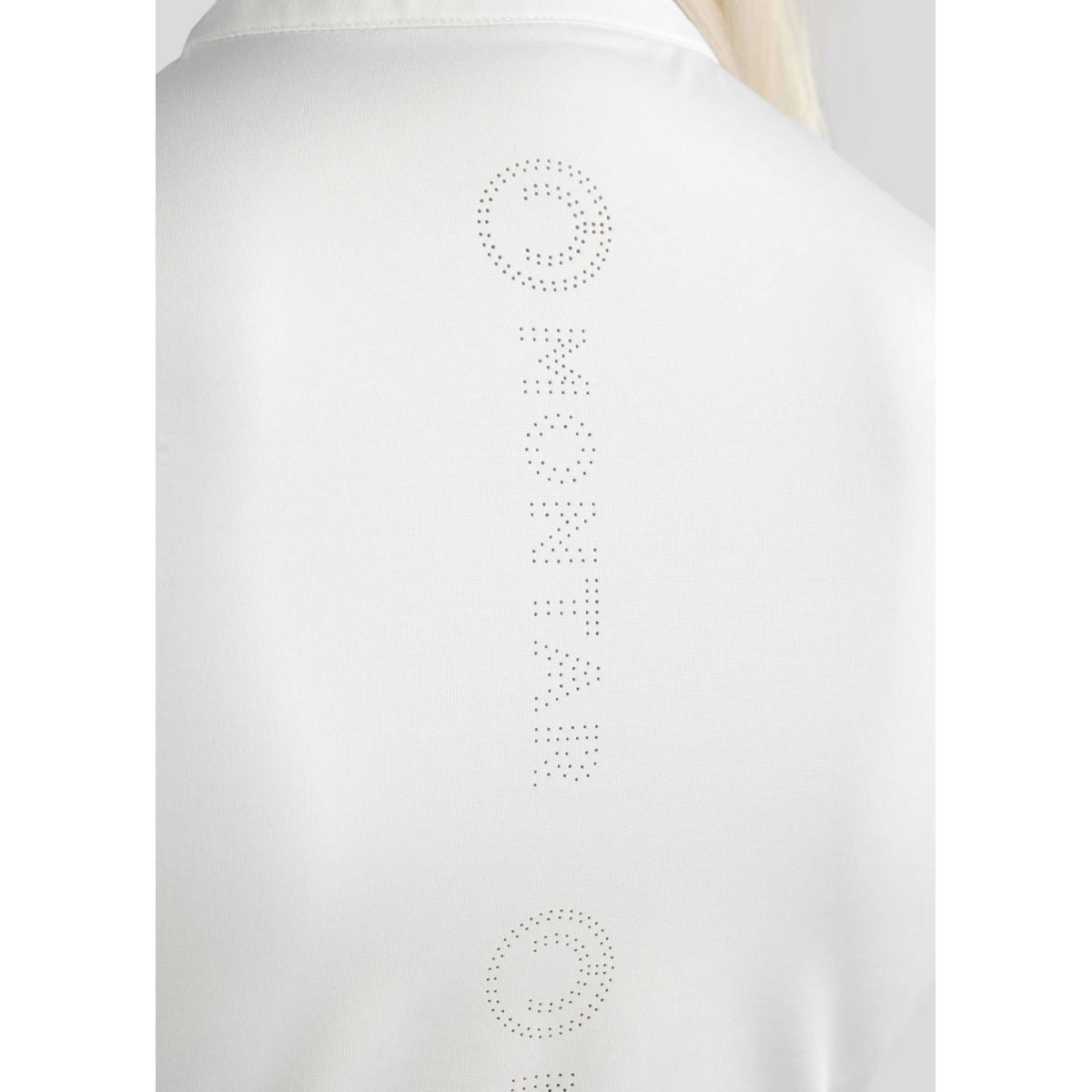 Montar T-Shirt MoElaine Lasercut Logo Blanco