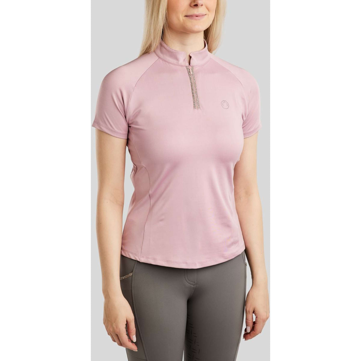 Montar Poloshirt MoLila Champagne Crystals Candy Pink